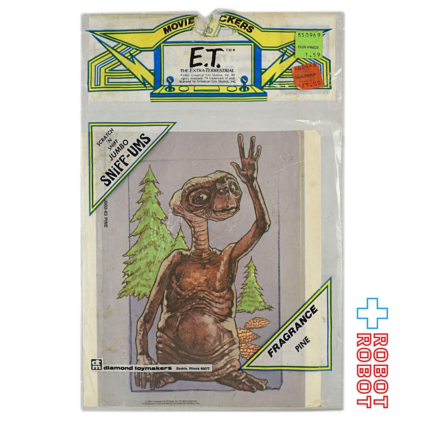E.T. 匂い付きステッカー パイン