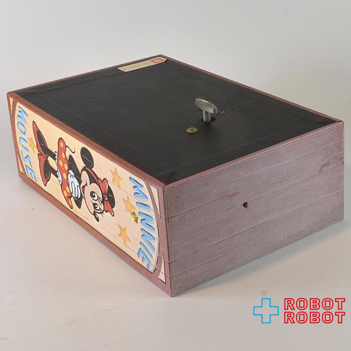 ミッキーマウス＆ミニーマウス 木製引出付 オルゴール