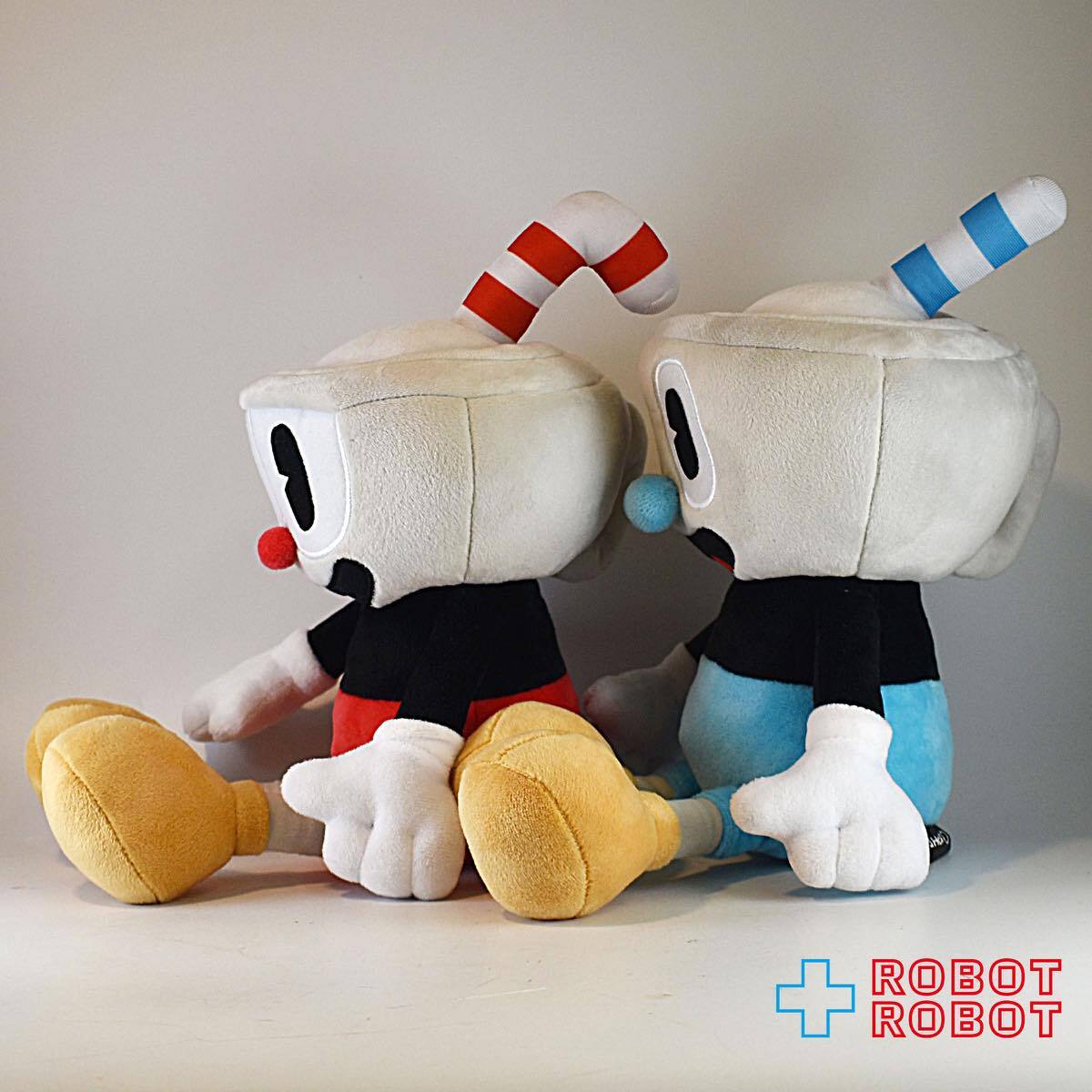エンスカイ CUPHEAD おすわり ぬいぐるみ カップヘッド マグマン セット
