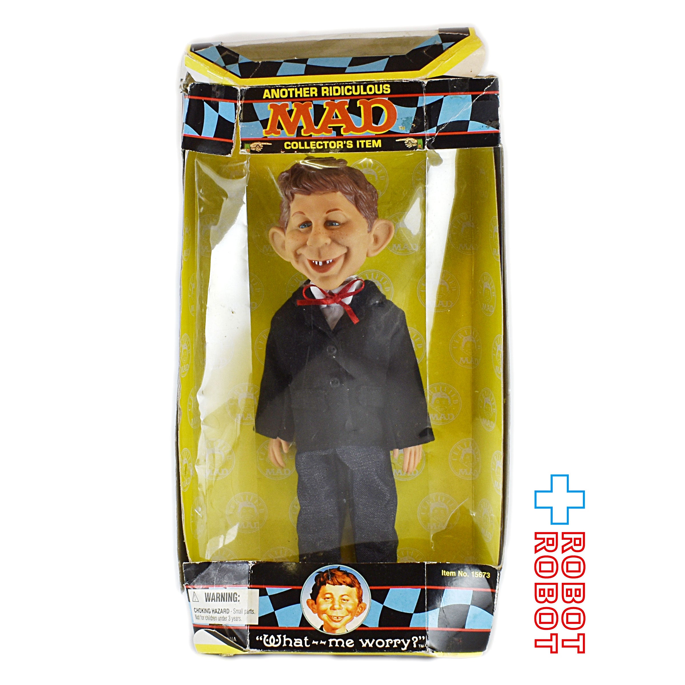 デッド レア 90s 96年 MAD アルフレッド E ニューマン ドール 人形 マッドマガジン アルフレッド E ノイマン ドール 箱付 – ROBOTROBOT