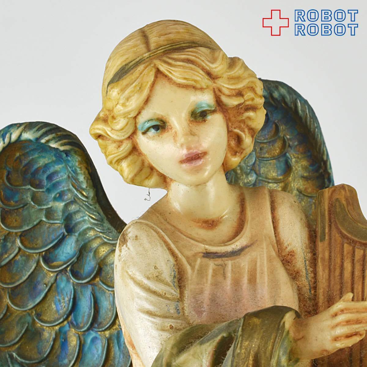 竪琴の天使 オルゴール フィギュア シューベルトのアヴェマリア
