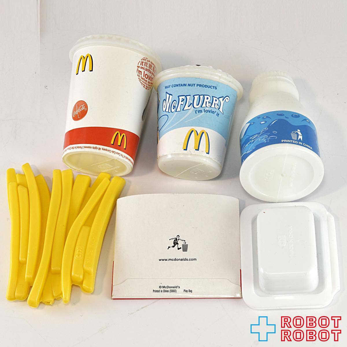 マクドナルド バーガーフードセット 開封