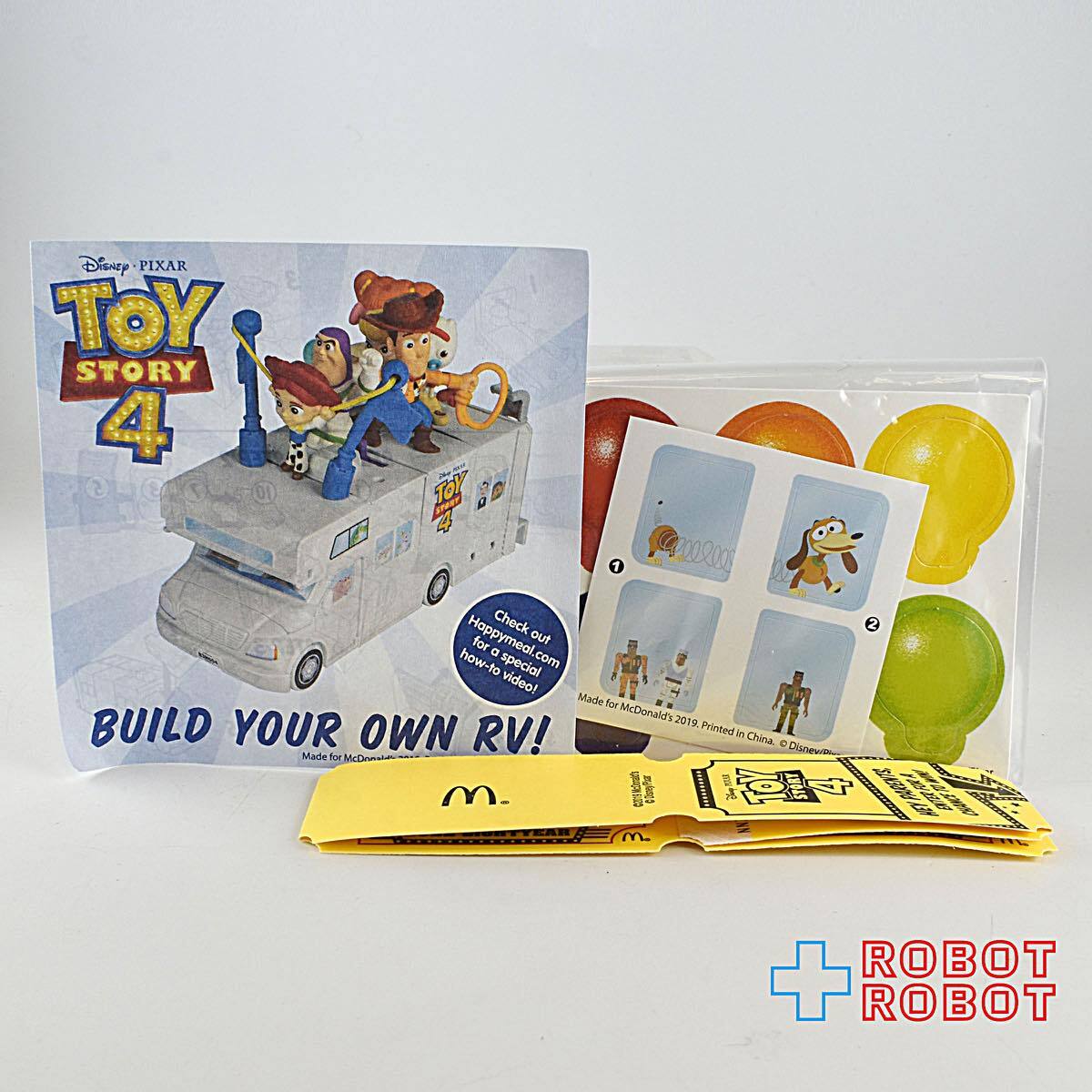 日本未発売！海外マクドナルド☆TOY STORY4 トイストーリー4 happy 