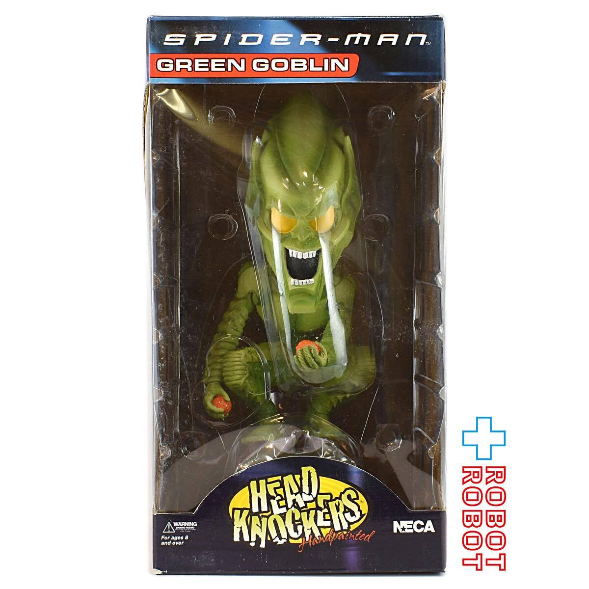 NECA スパイダーマン ヘッドノッカー グリーンゴブリン ボブルヘッド フィギュア 箱付き