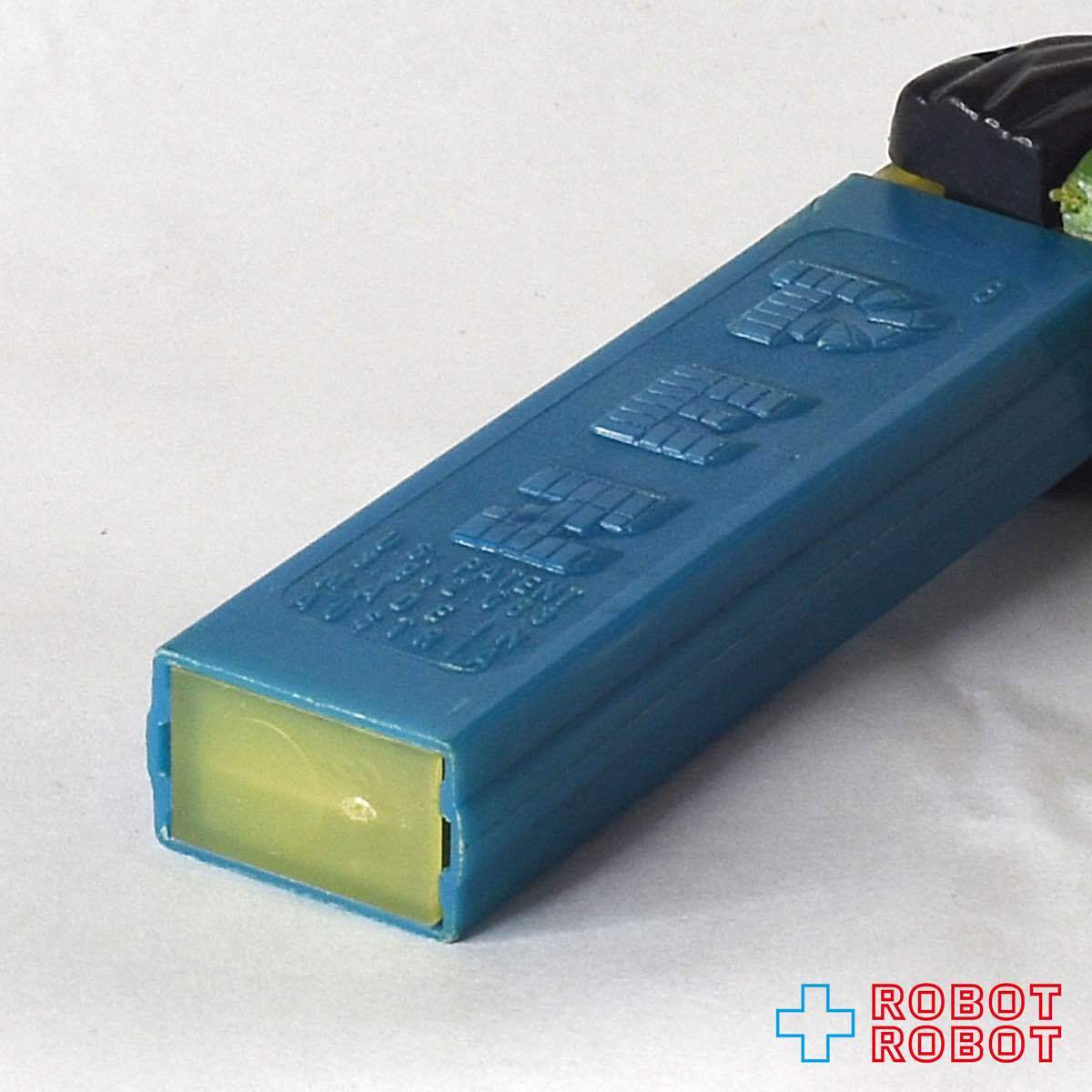PEZ ミスター・アグリー ダークフェイス 足なし 3.9 青ステム