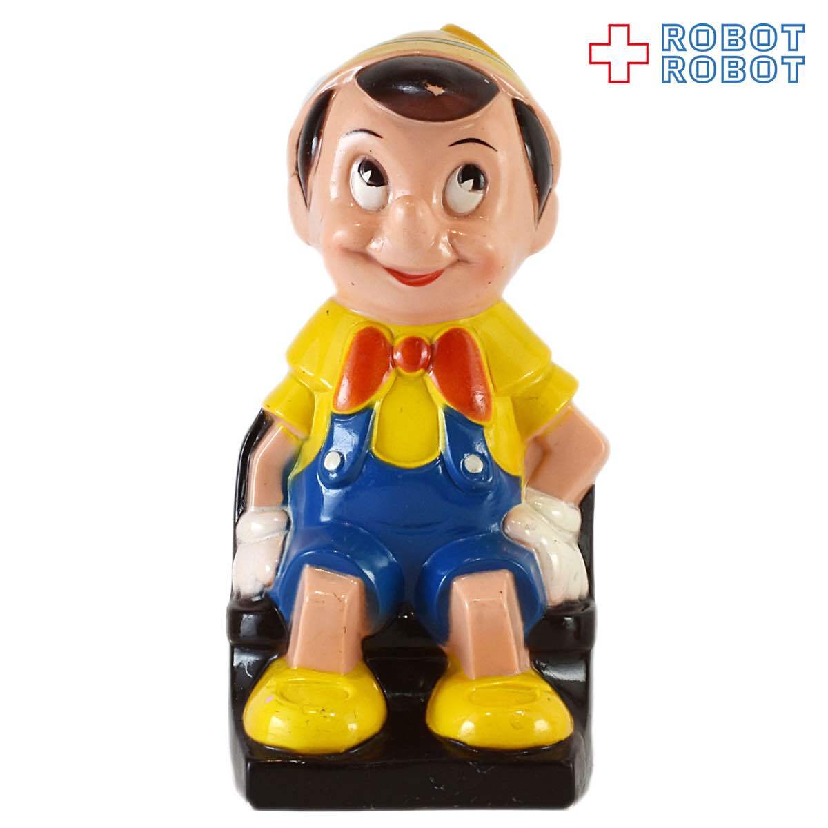 プレイパル ピノキオ お座りスモール ソフビ貯金箱