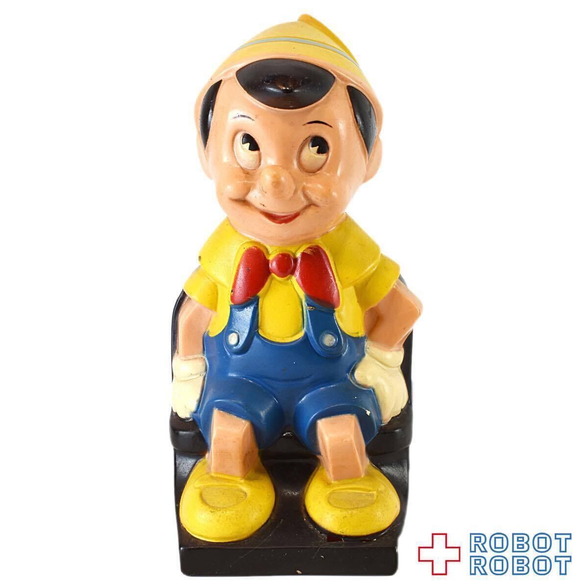 プレイパル ピノキオ お座りスモール ソフビ貯金箱