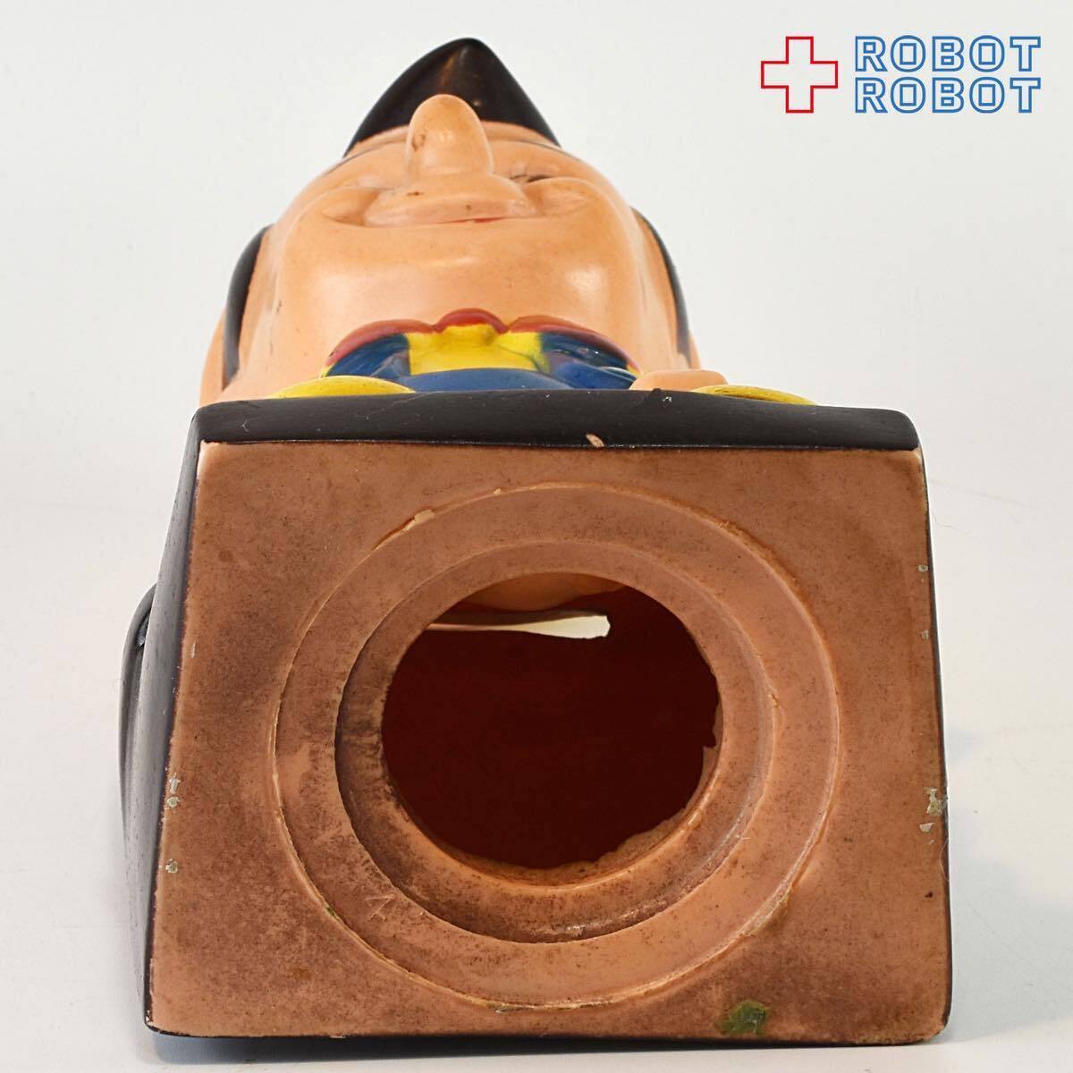 プレイパル ピノキオ お座りスモール ソフビ貯金箱