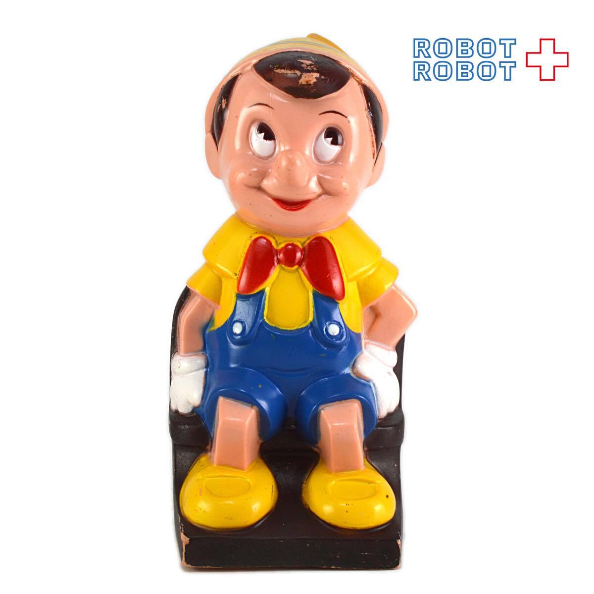 プレイパル ピノキオ お座りスモール ソフビ貯金箱