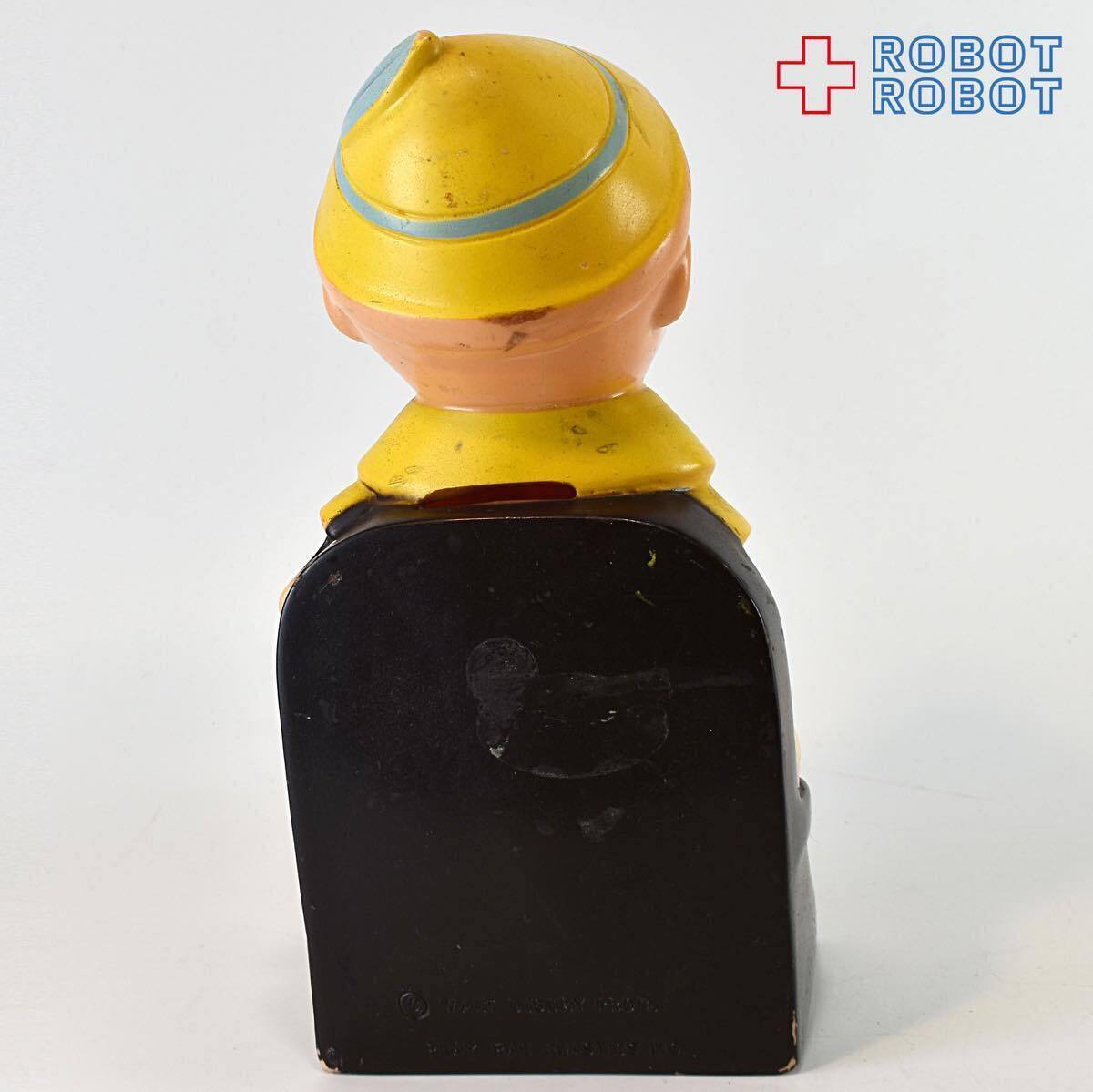 プレイパル ピノキオ お座りスモール ソフビ貯金箱