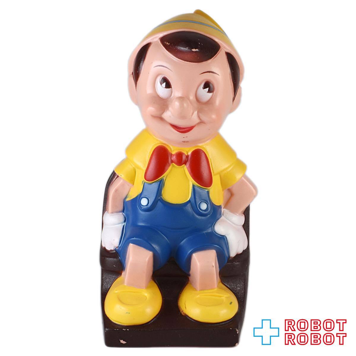 プレイパル ピノキオ お座りスモール ソフビ貯金箱