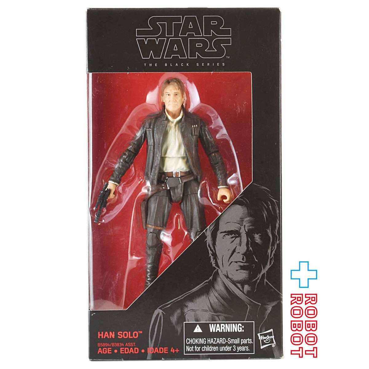 スター・ウォーズ ブラックシリーズ #18 ハン・ソロ (TFA) 6インチフィギュア 未開封