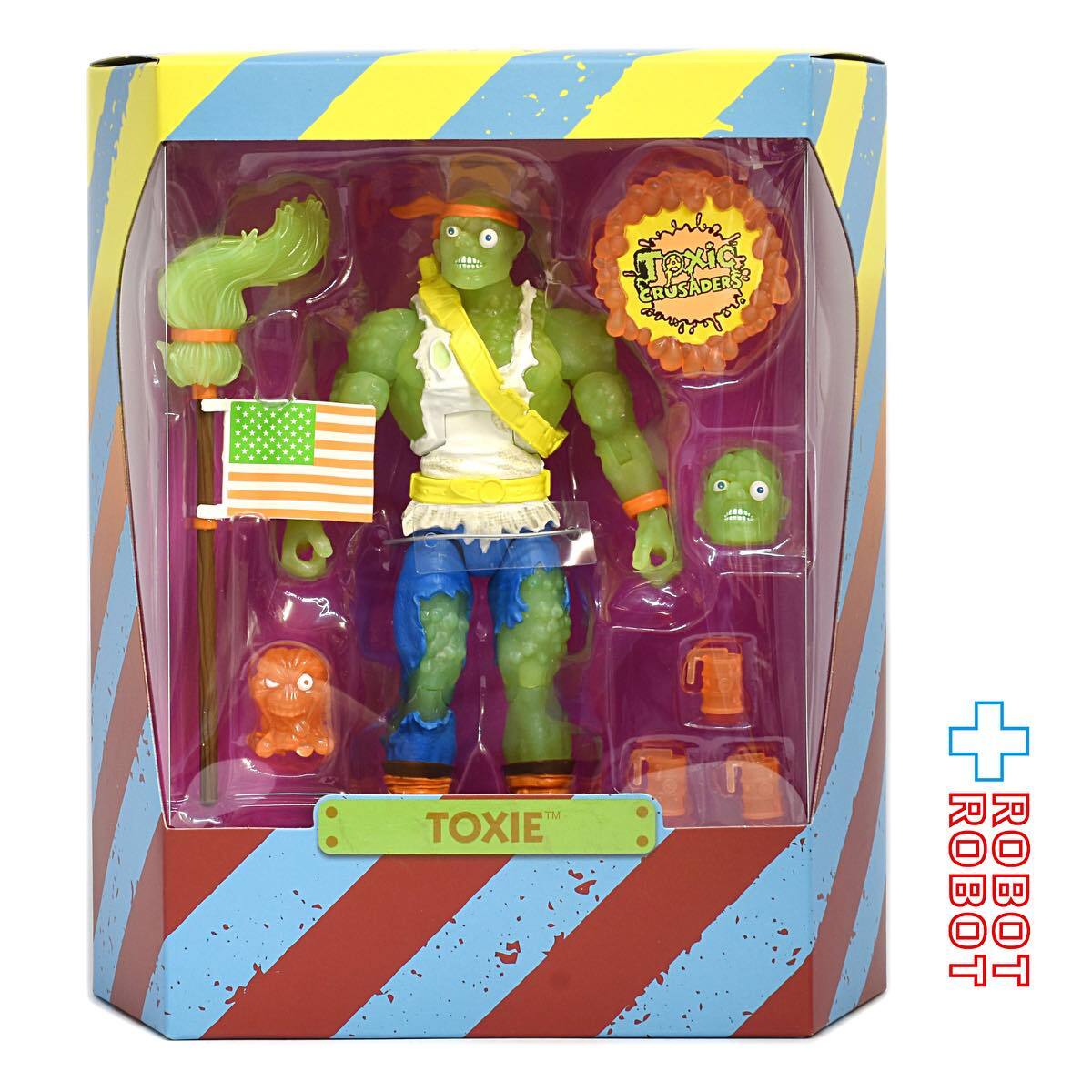 スーパー7 悪魔の毒々モンスター TOXIE トキシー レディオアクティブ・レッド・レイジ 7インチ アクションフィギュア 未開封 ※難有り