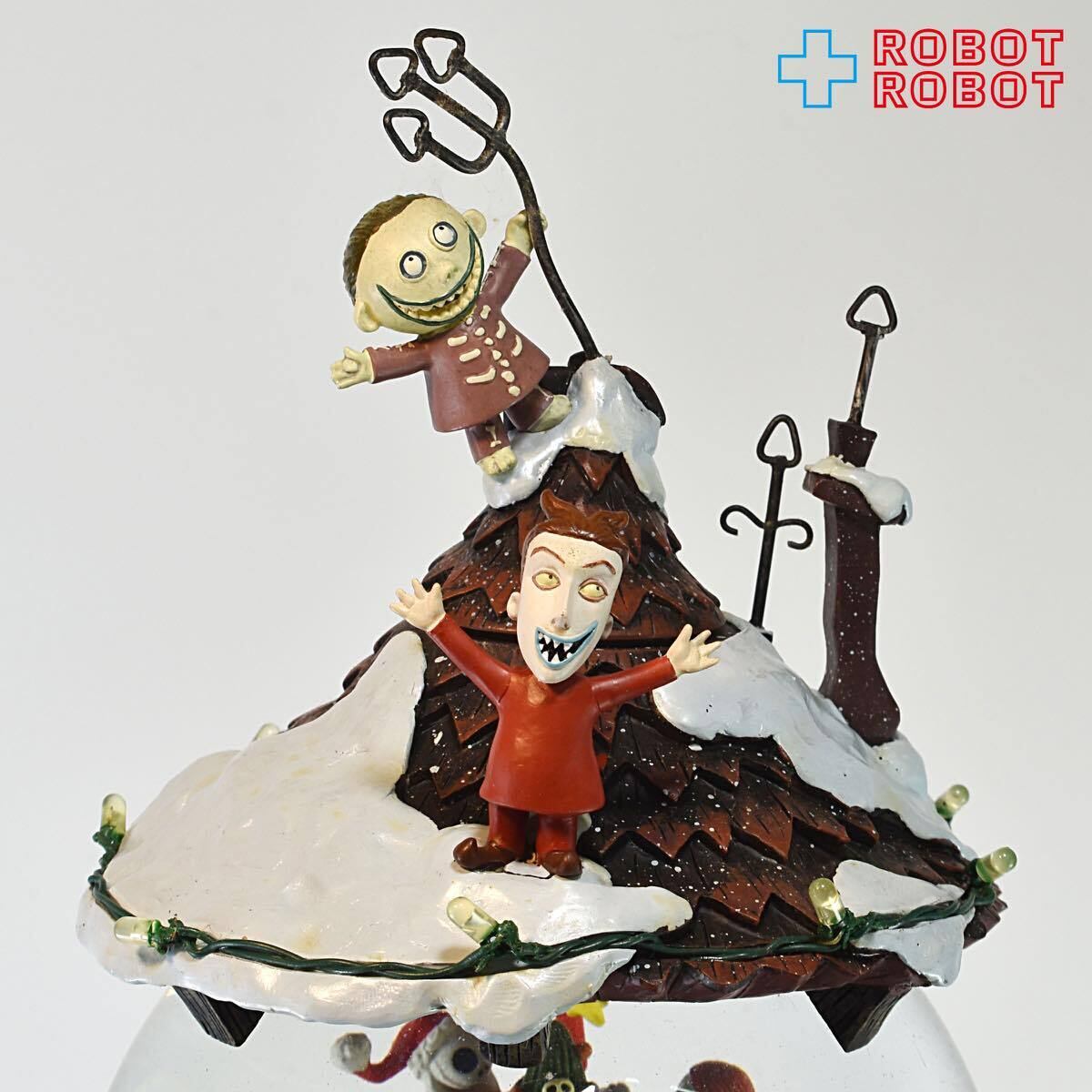 ナイトメアー・ビフォア・クリスマス スノーグローブ サンタジャックとサリー