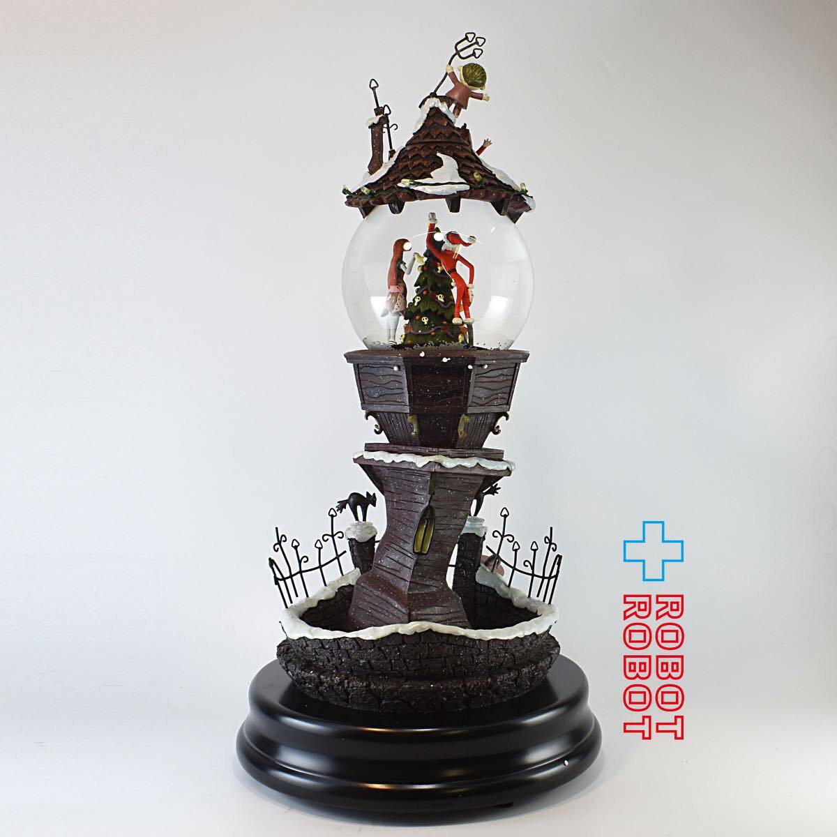 ナイトメアー・ビフォア・クリスマス スノーグローブ サンタジャックとサリー