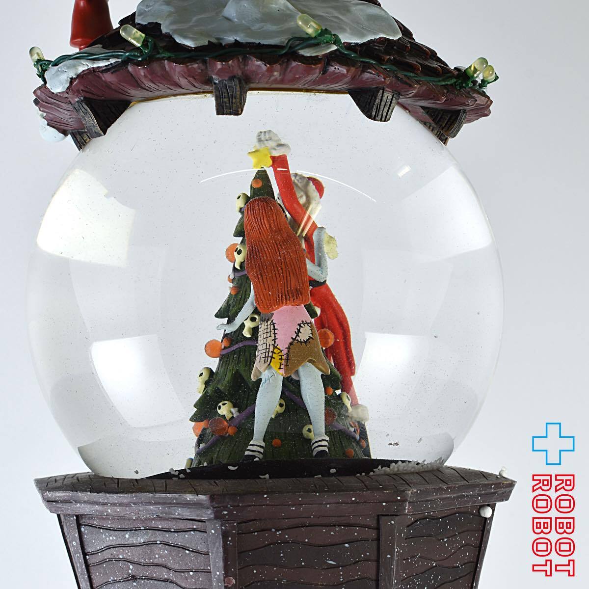 ナイトメアー・ビフォア・クリスマス スノーグローブ サンタジャックとサリー