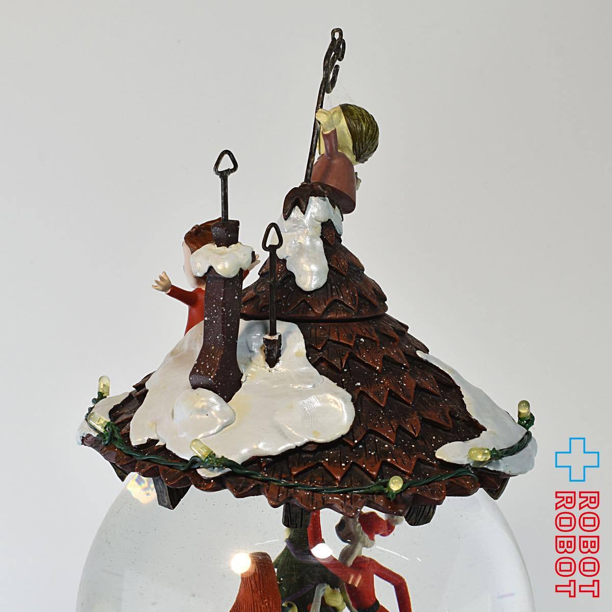 ナイトメアー・ビフォア・クリスマス スノーグローブ サンタジャックとサリー