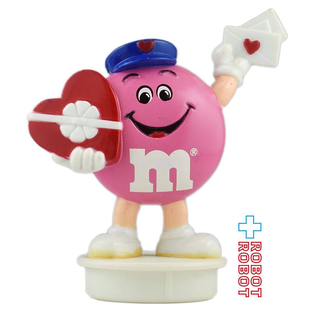M&M's 1995 バレンタイン フィギュア 配達員 ピンク