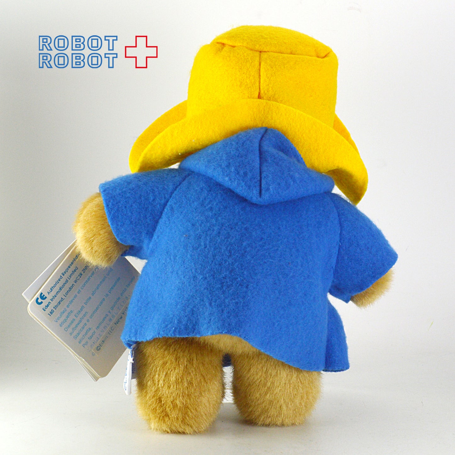 パディントンぬいぐるみ プラザ30周年 黄色帽子 青ダッフル 25センチ