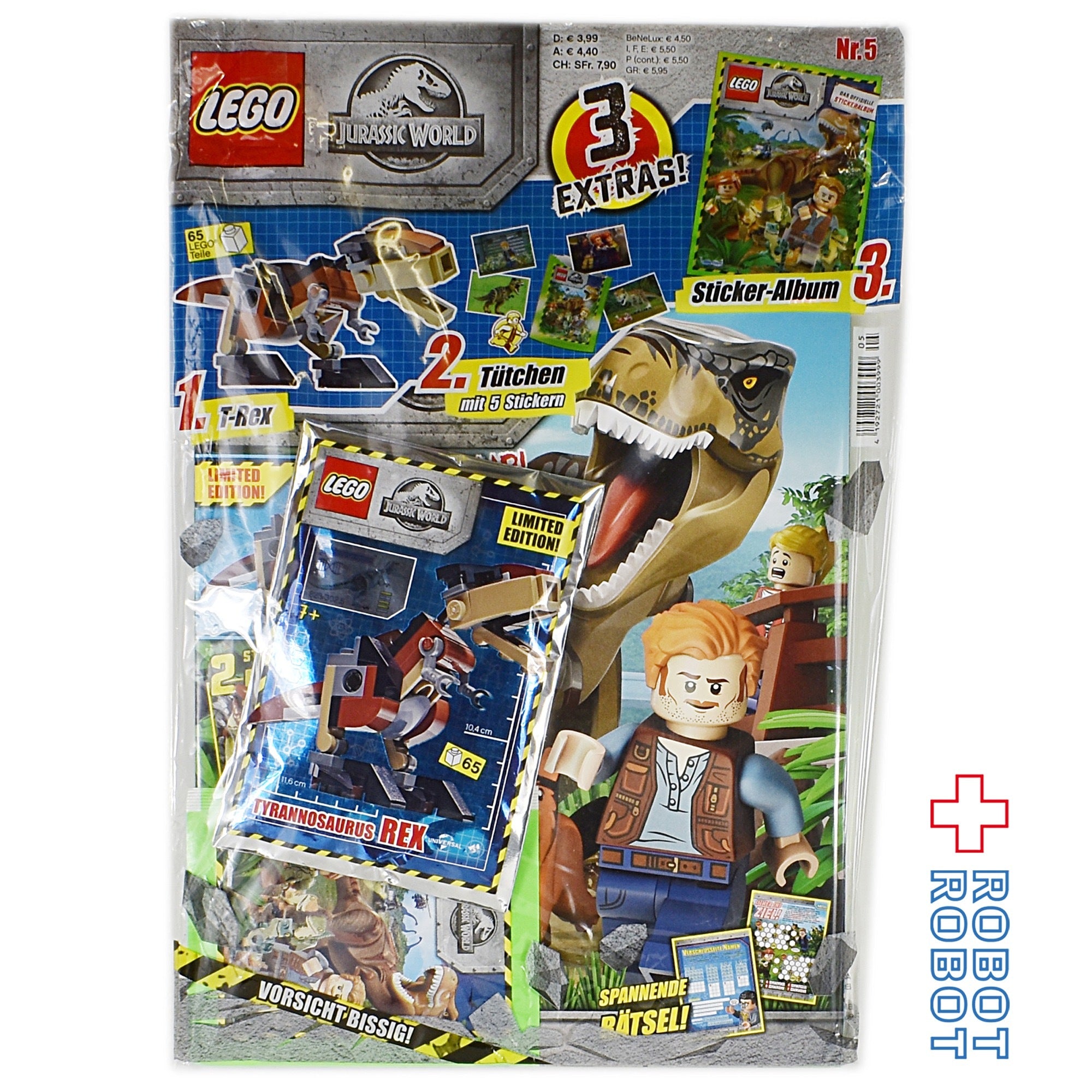 LEGO レゴ ジュラシックワールド マガジン Nr.5 – ROBOTROBOT
