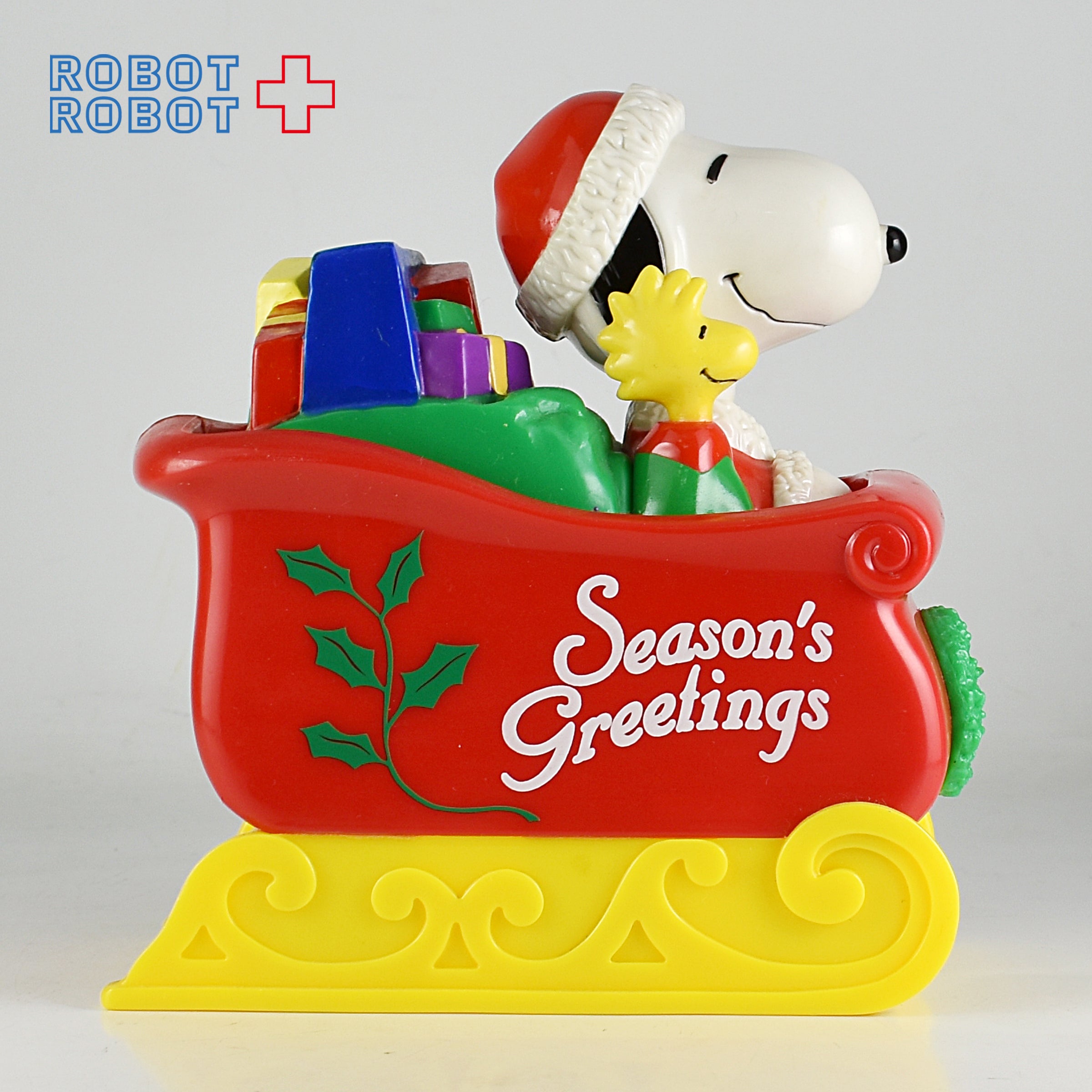 スヌーピー プラスチック貯金箱 クリスマスのソリ – ROBOTROBOT