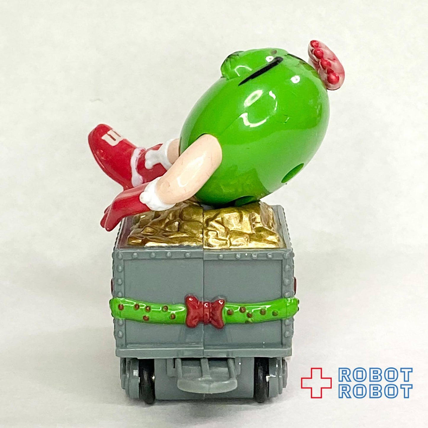 M&M's クリスマス・トレイン・トッパー グリーン 石炭貨車シルバー
