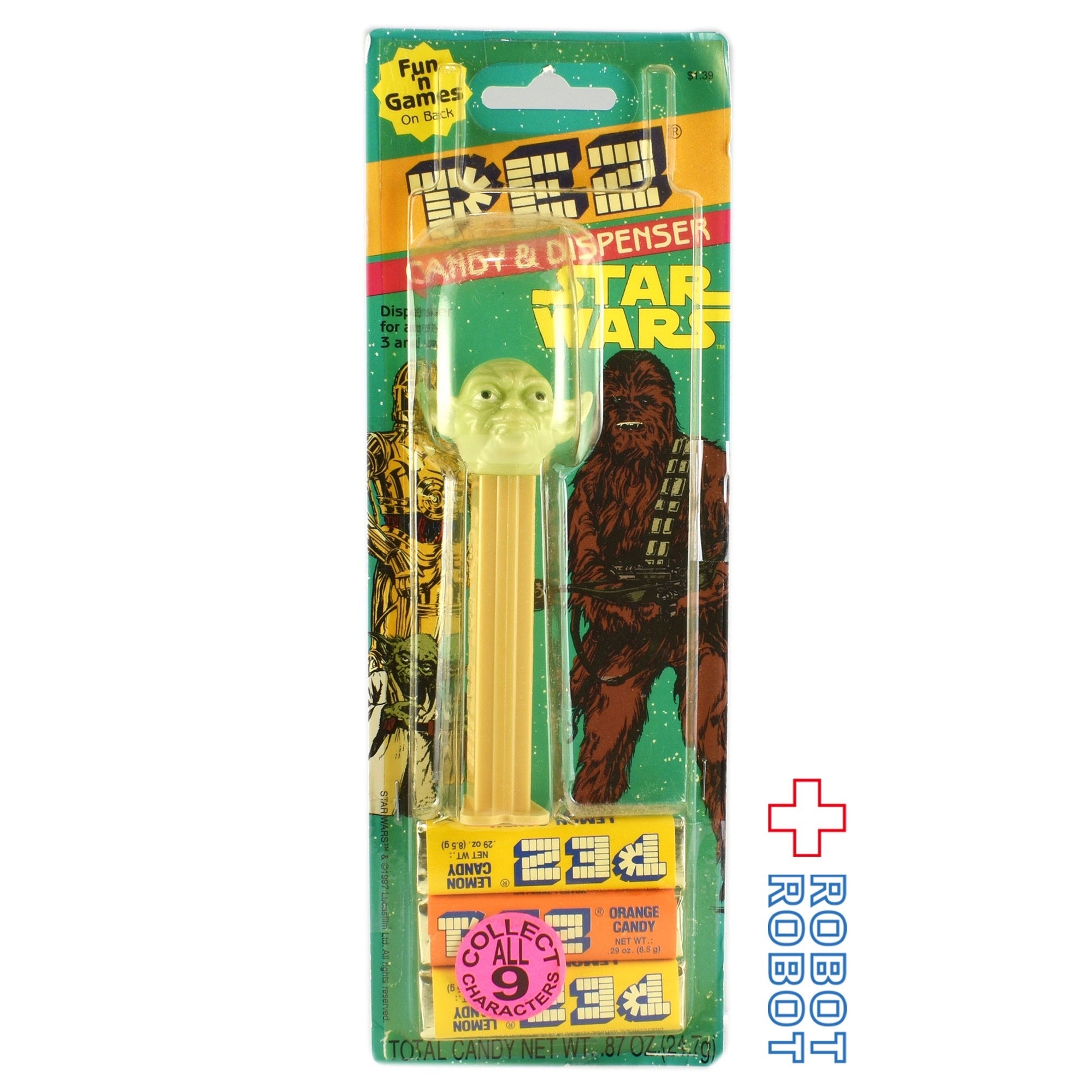ビンテージペッツ・PEZ「スターウォーズ・ヨーダ」 - ファイヤーキング