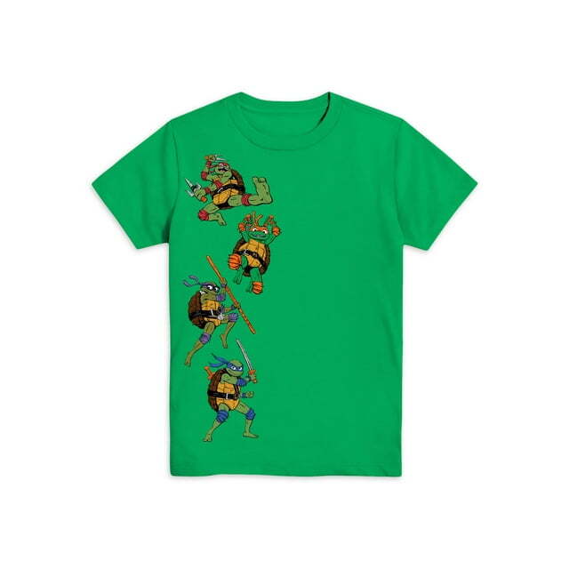 Tシャツ TMNT タートルズ Mutant Mayhem 緑 キッズサイズ