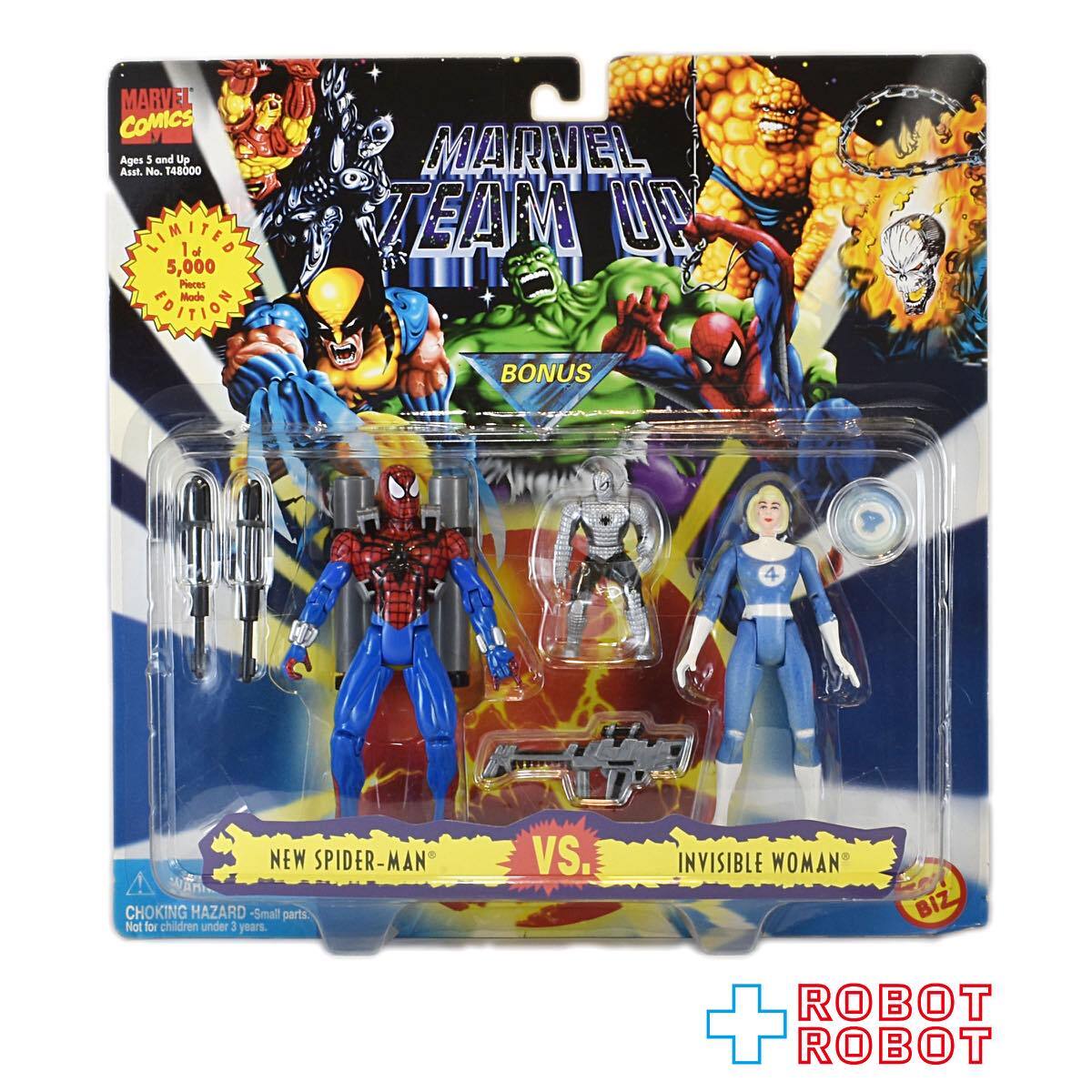 豪華スパイダーマン spider force spawn スポーン spiderman marvel comics マーベルコミック トイビス toy biz toybiz アクション フィギュア スパイダーマン