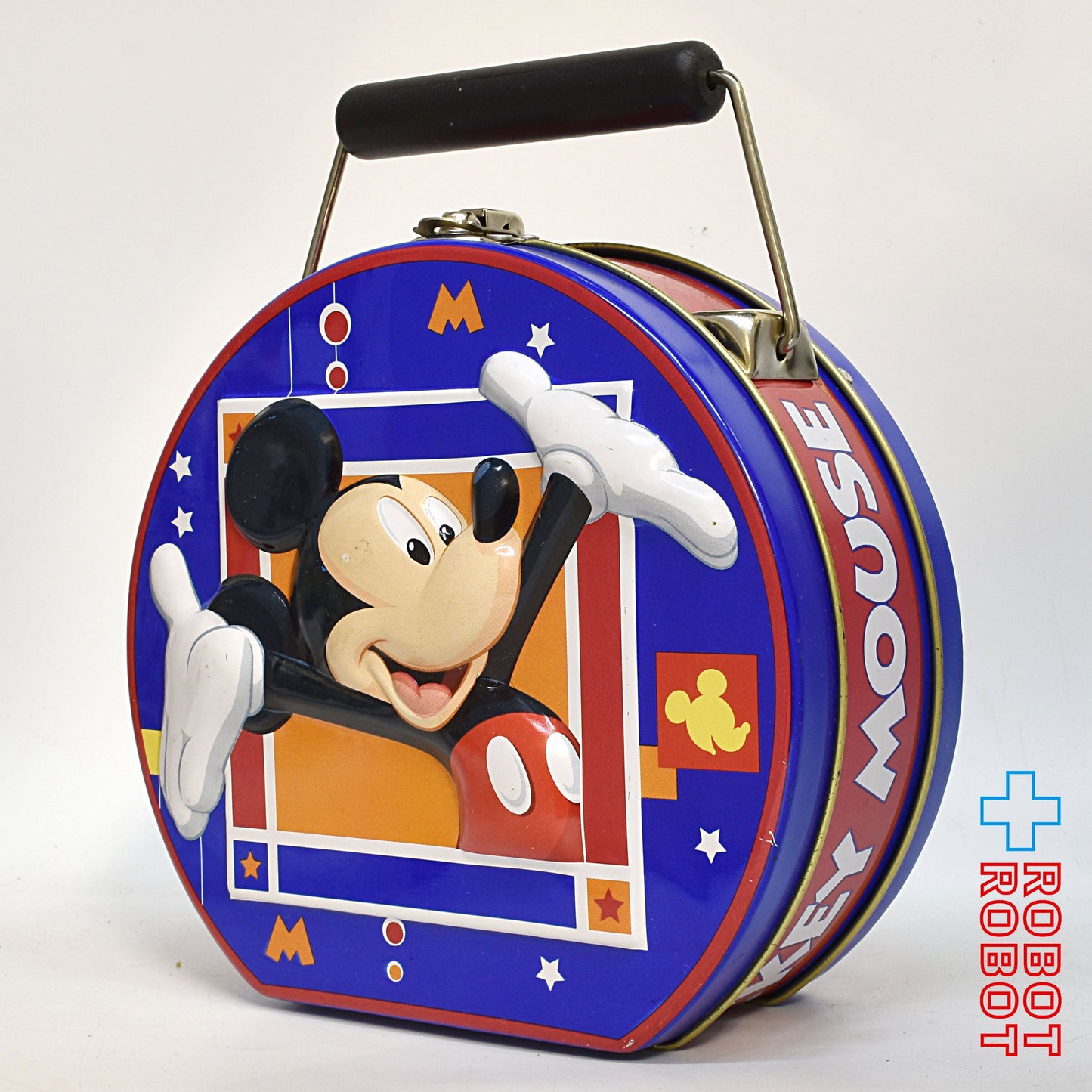 ディズニー ミッキーマウス メタル缶 ケース バッグ