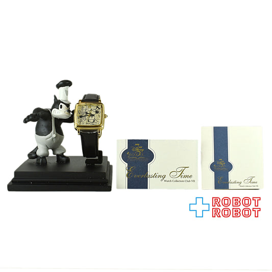 ディズニー 75周年記念 蒸気船ウィリー フィギュアリン付き腕時計