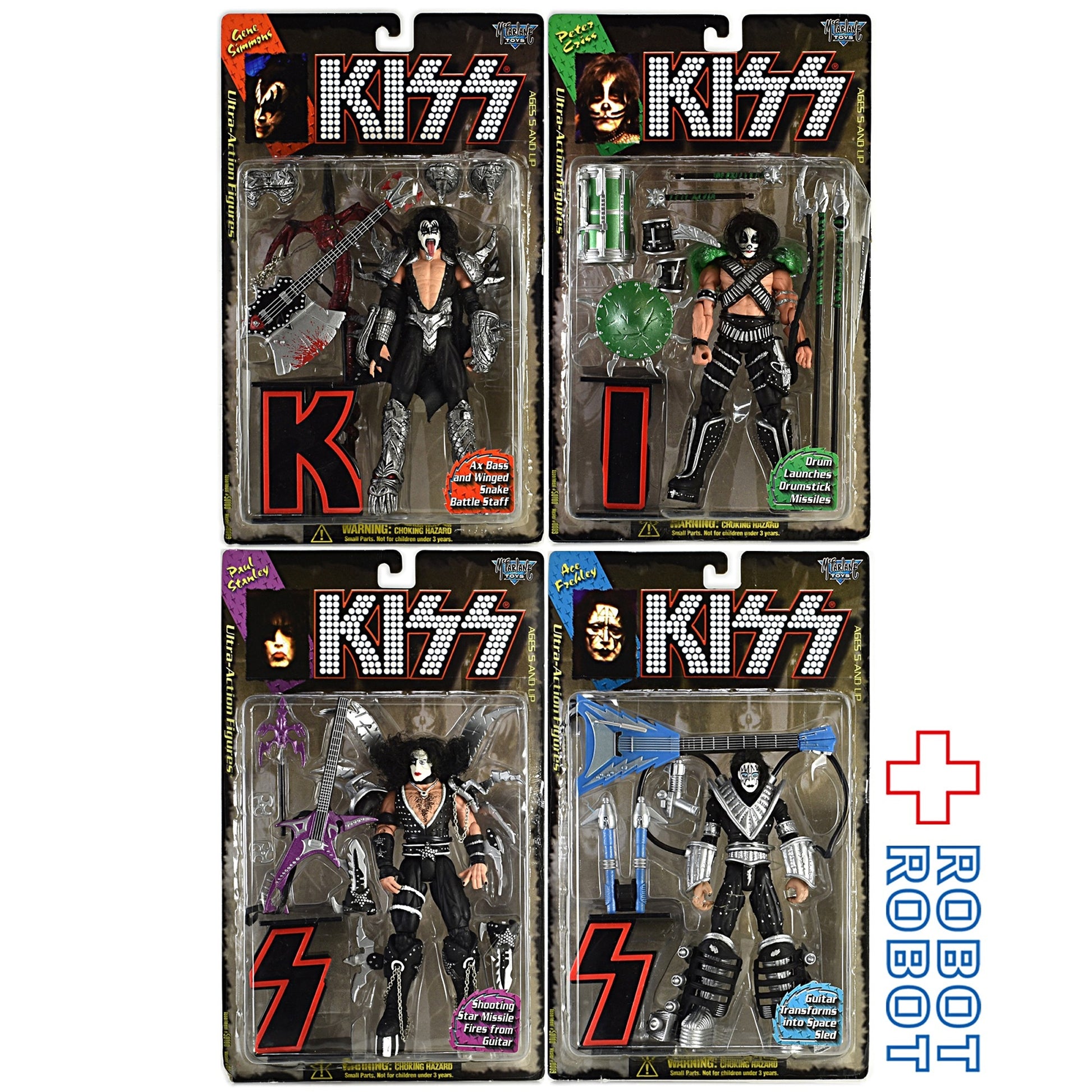 マクファーレン KISS キッス ウルトラ アクションフィギュア 4体セット