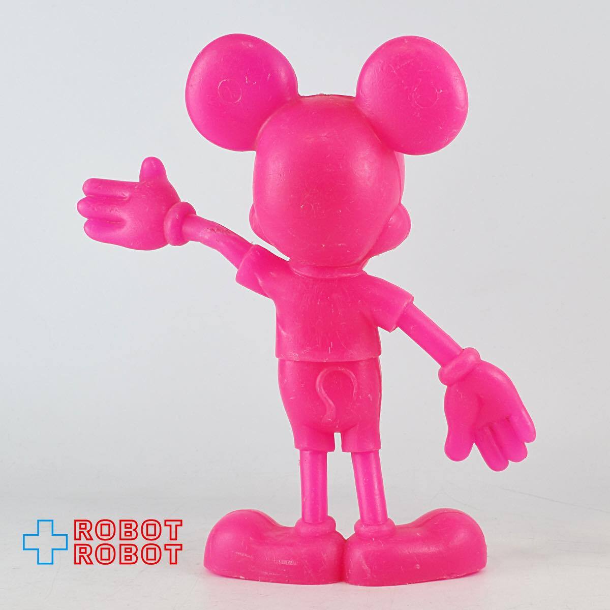 Marx ディズニー ミッキーマウス プラスチック フィギュア ピンク