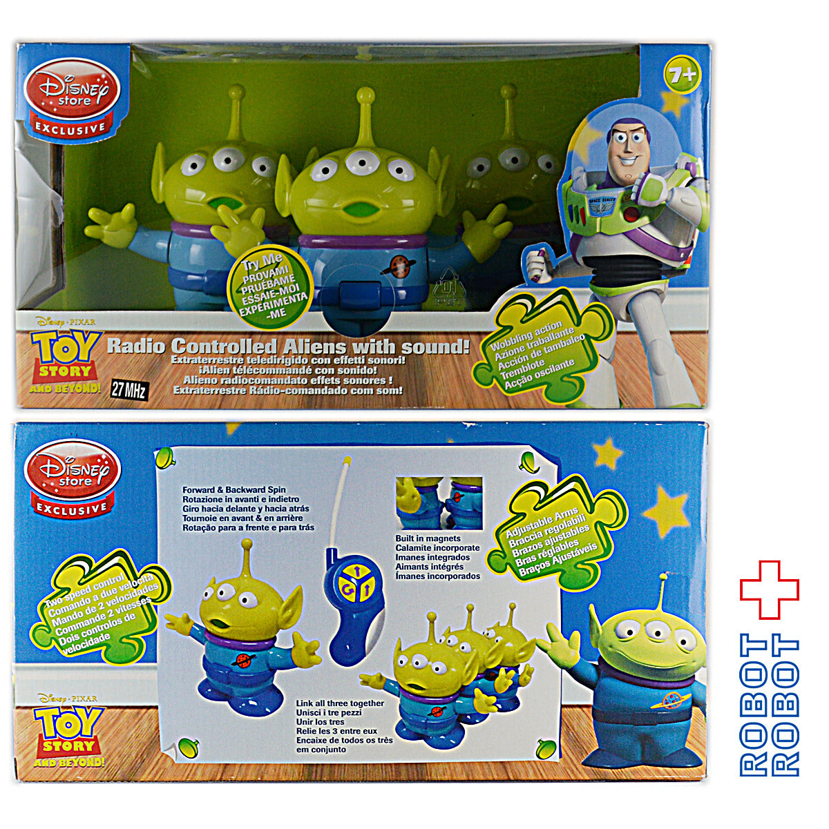 Toy Story Disney Store Radio Controlled Aliens with sound!