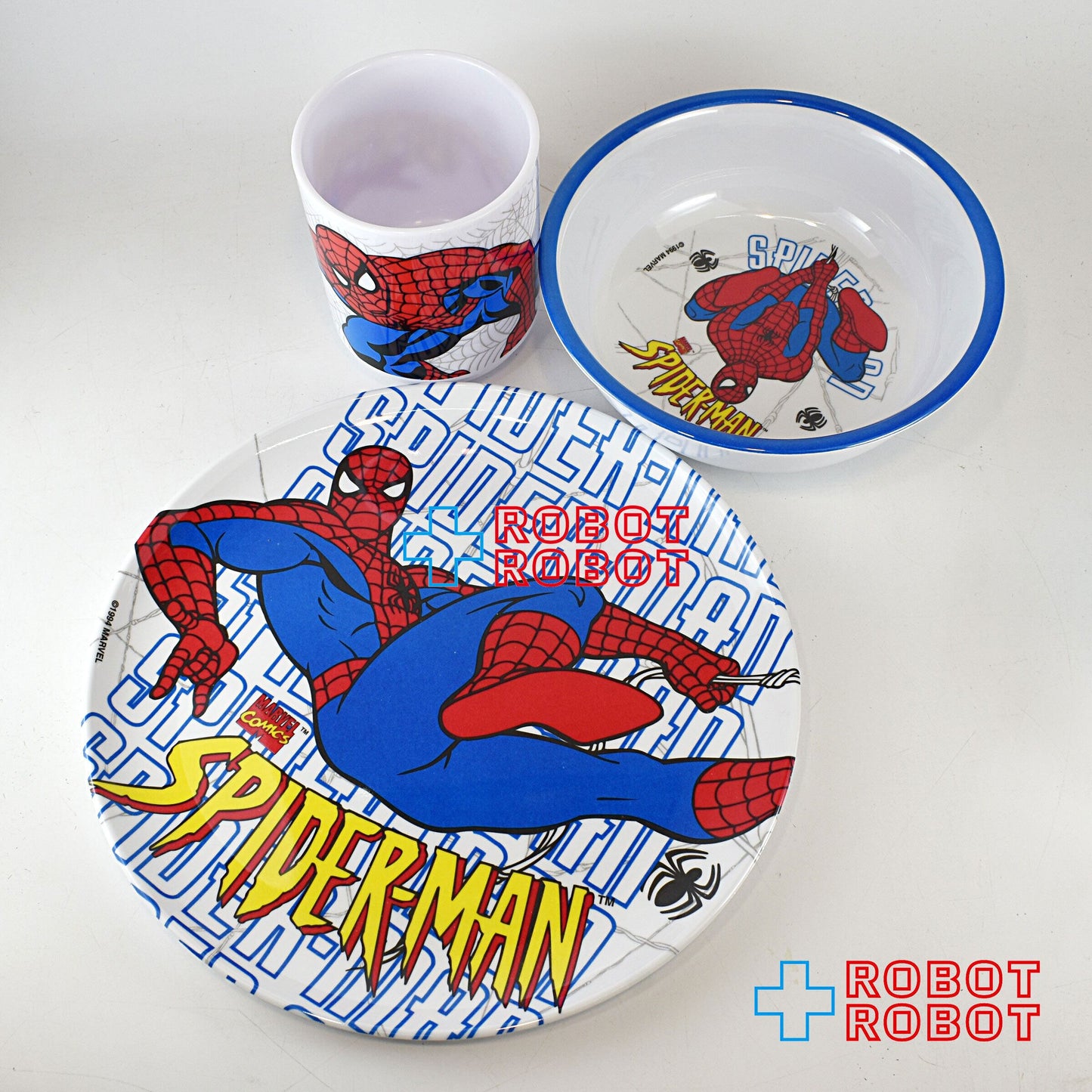 マーベル スパイダーマン ディナーウェア プラスチック 3点セット