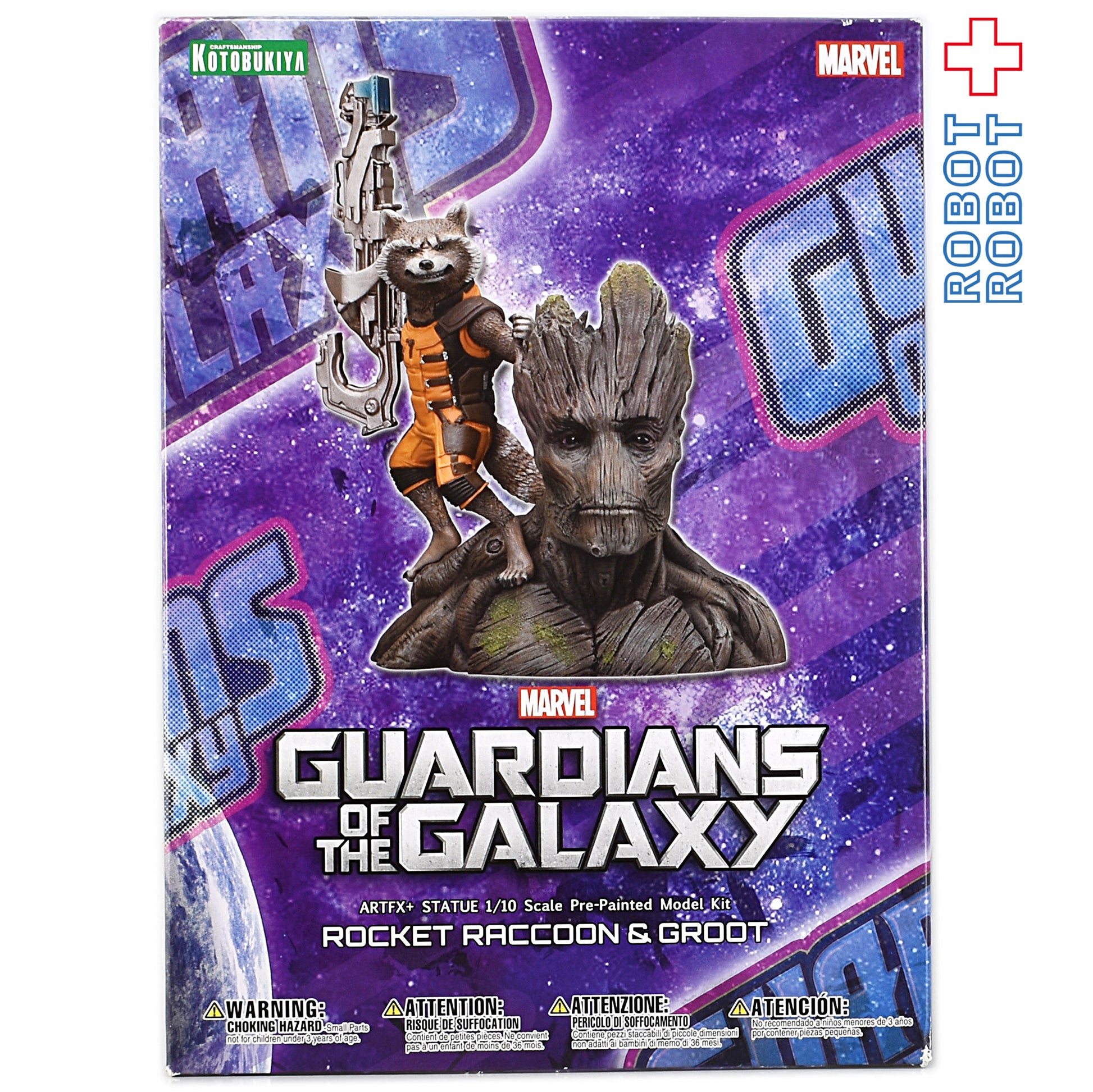 コトブキヤ ARTFX+ GUARDIANS OF THE GALAXY ロケットラクーン 1/10スケール PVC製 塗装済み完成品フィギュア