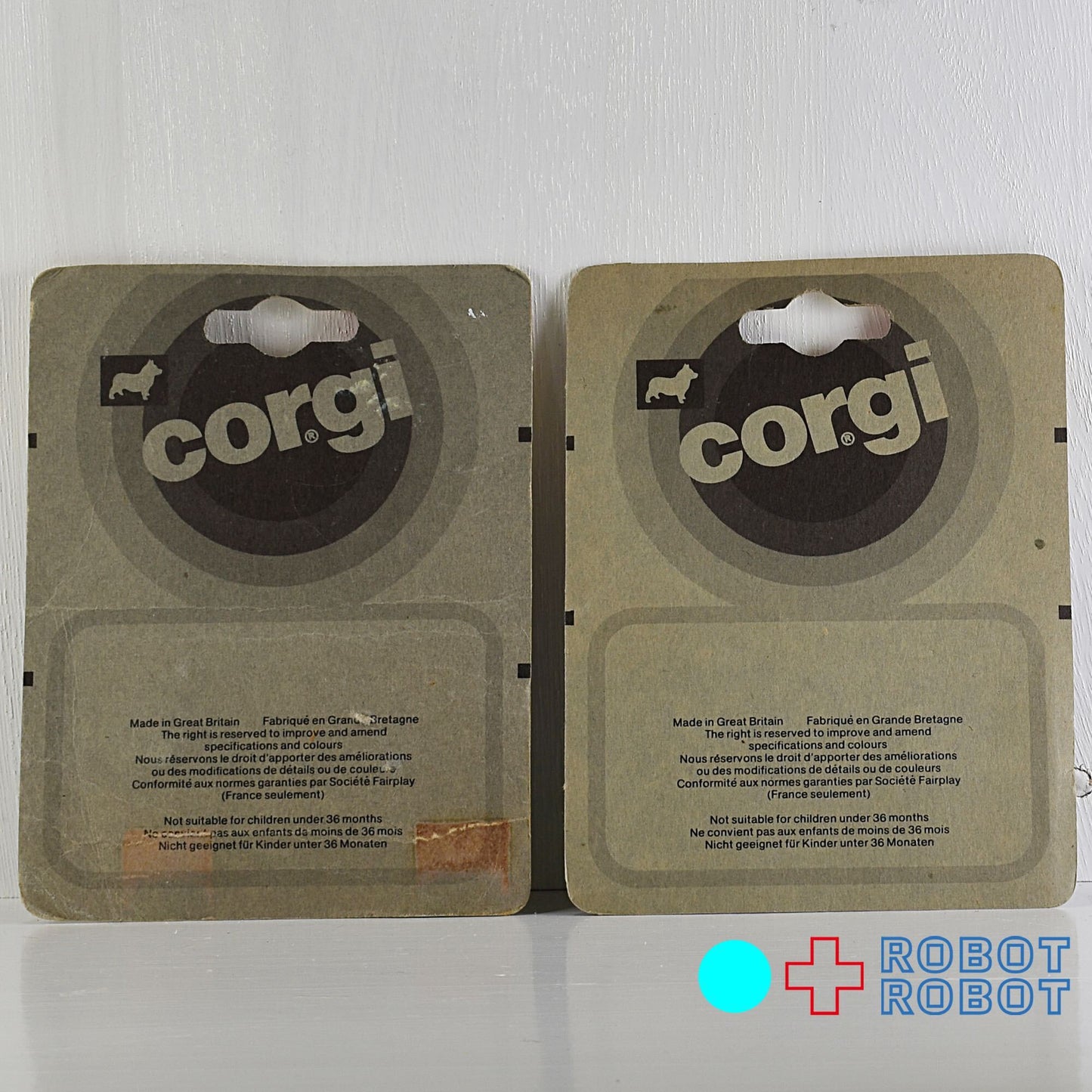 Corgi トム＆ジェリー ミニカー ２台セット カードダメージ