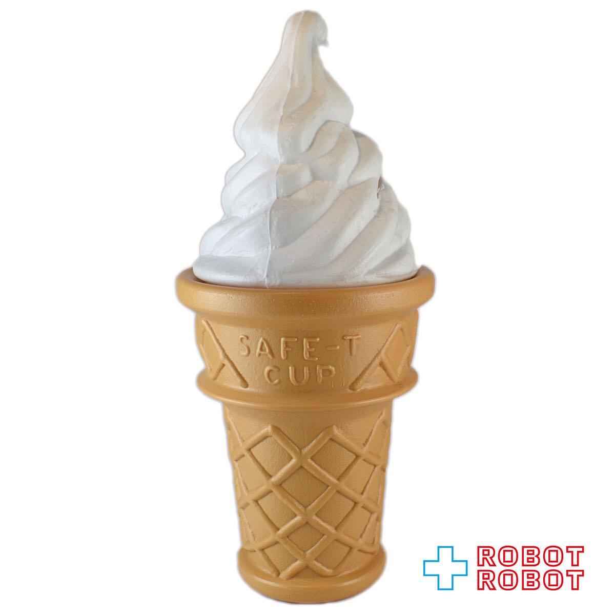 ソフトクリーム ポリ貯金箱 バニラ