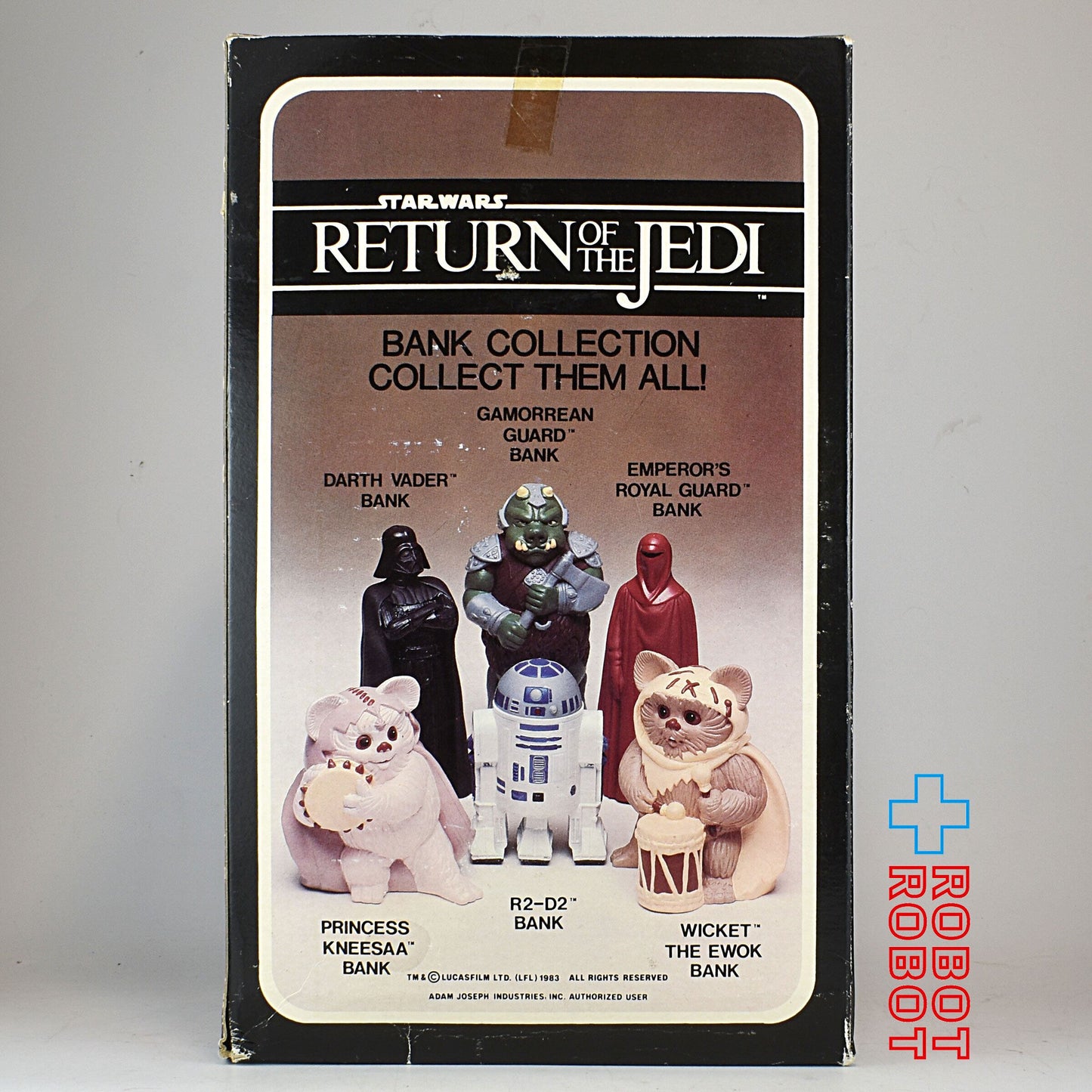 スター・ウォーズ ROTJ ダース・ベイダー ソフビ貯金箱 1983 箱入