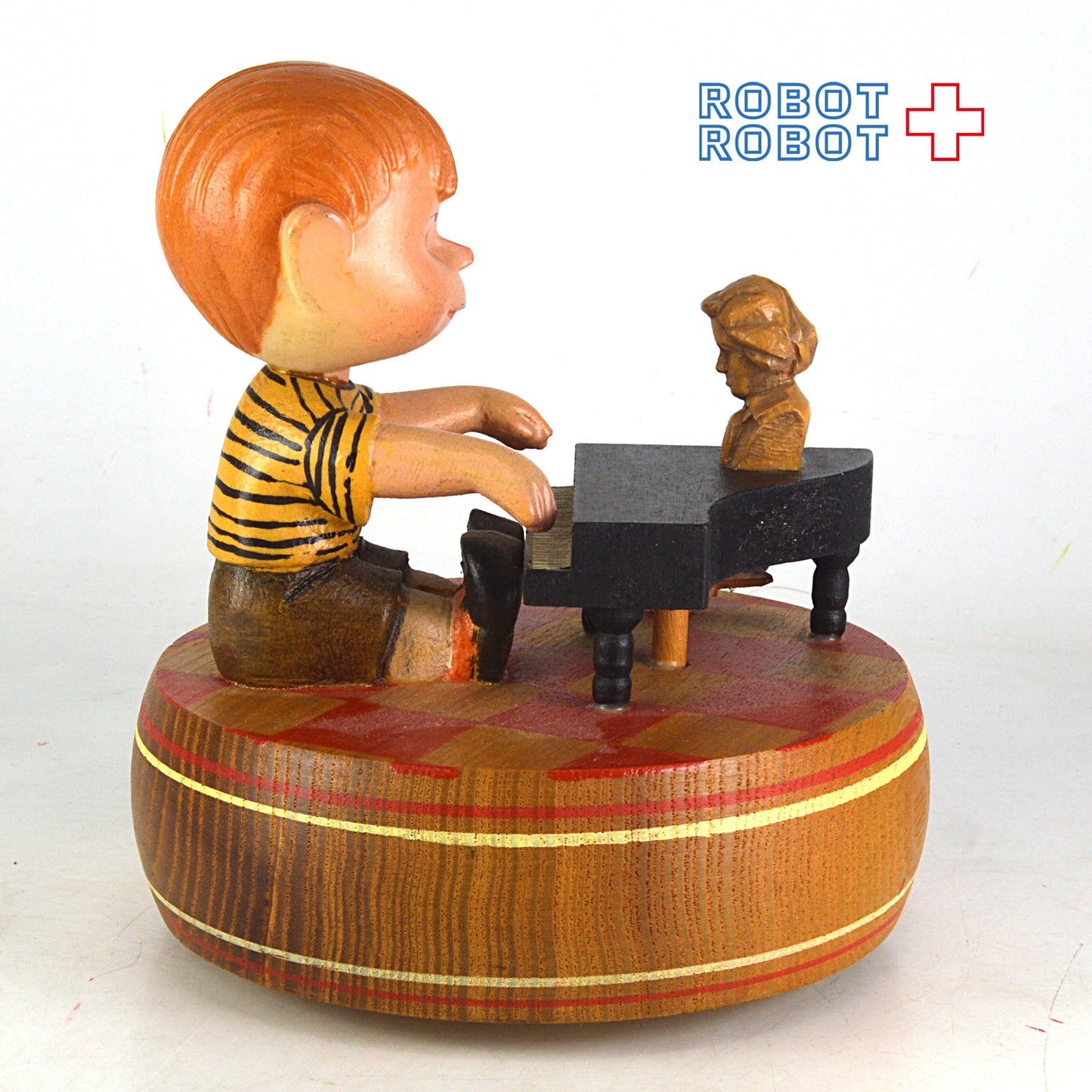 イタリア・アンリ社 ピーナッツ シュローダー オルゴール スヌーピー