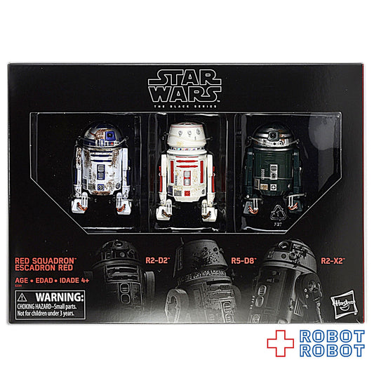 スター・ウォーズ ブラックシリーズ レッド中隊ドロイド R2-D2 R2-X2 R5-D8 6インチフィギュア 3パック