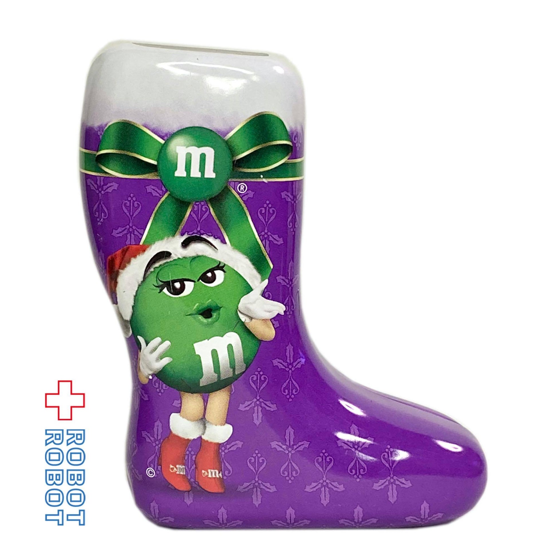 M&M's グリーン クリスマス ソックス オーナメント