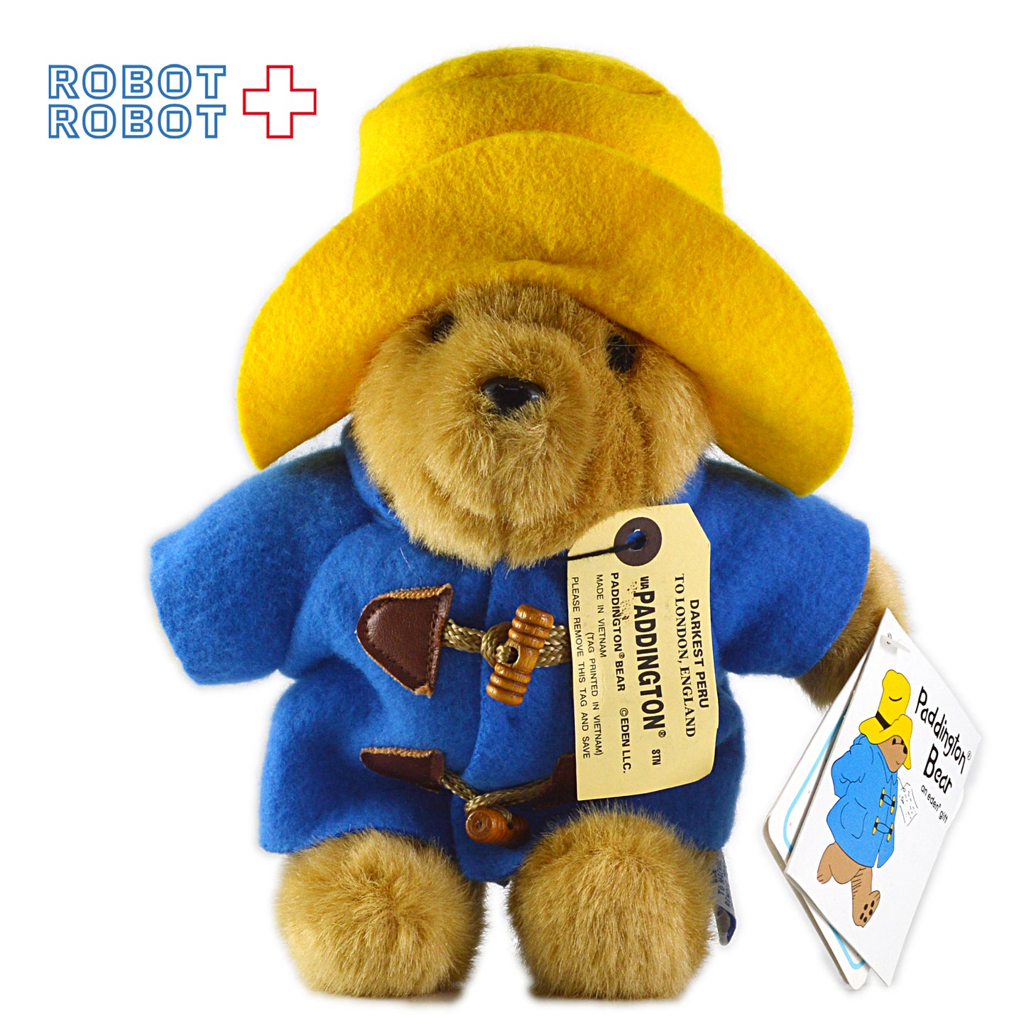 パディントンぬいぐるみ プラザ30周年 黄色帽子 青ダッフル 25センチ