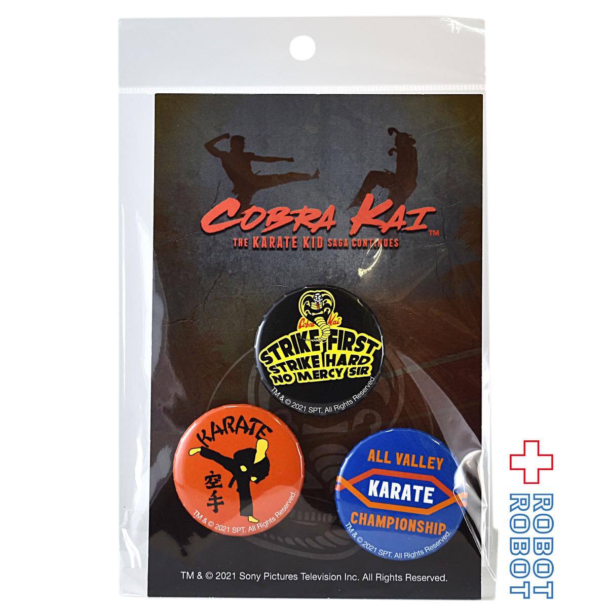 コブラ会 Cobra Kai コブラ会 缶バッジ 3種セット