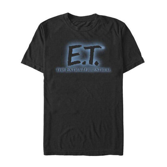 E.T. Tシャツ E.T. the Extra-Terrestrial Glow Logo Black ロゴ