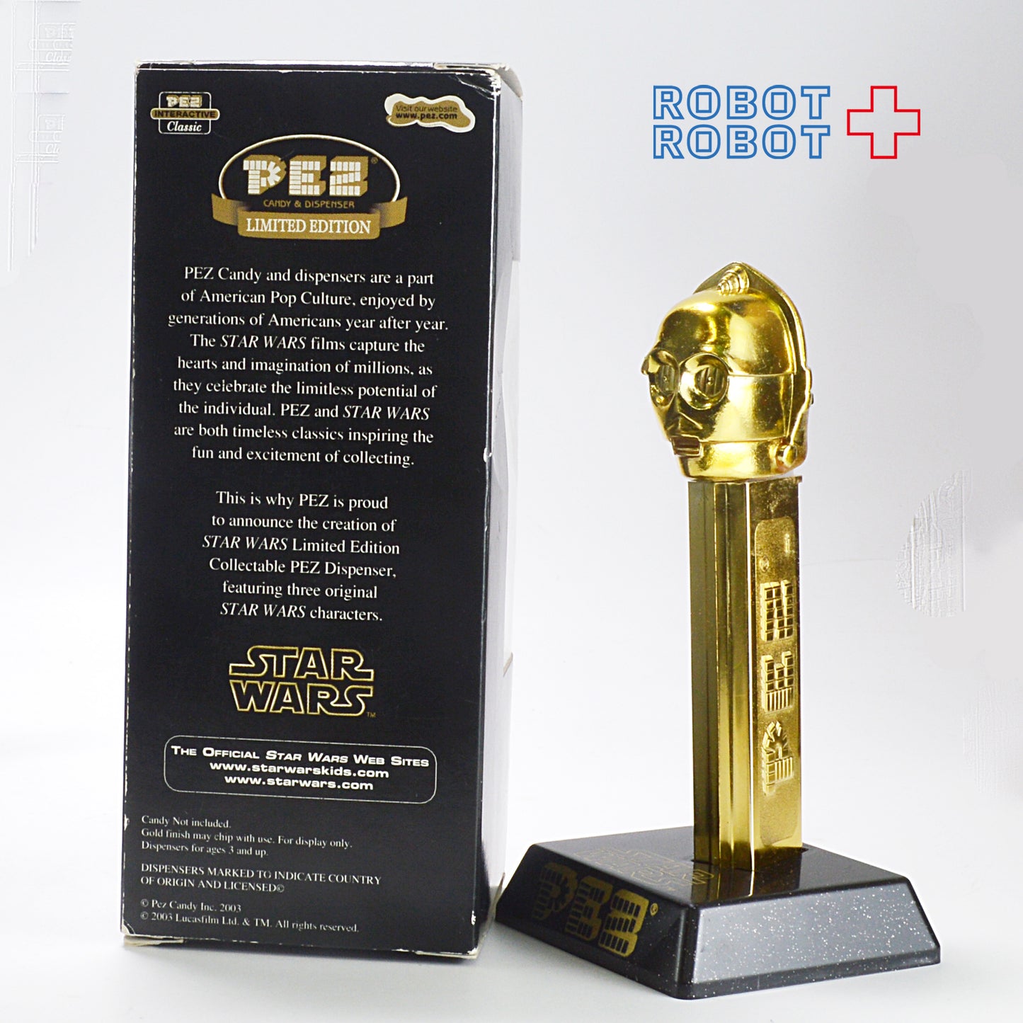 スター・ウォーズ PEZ 限定版 C-3PO 金メッキver