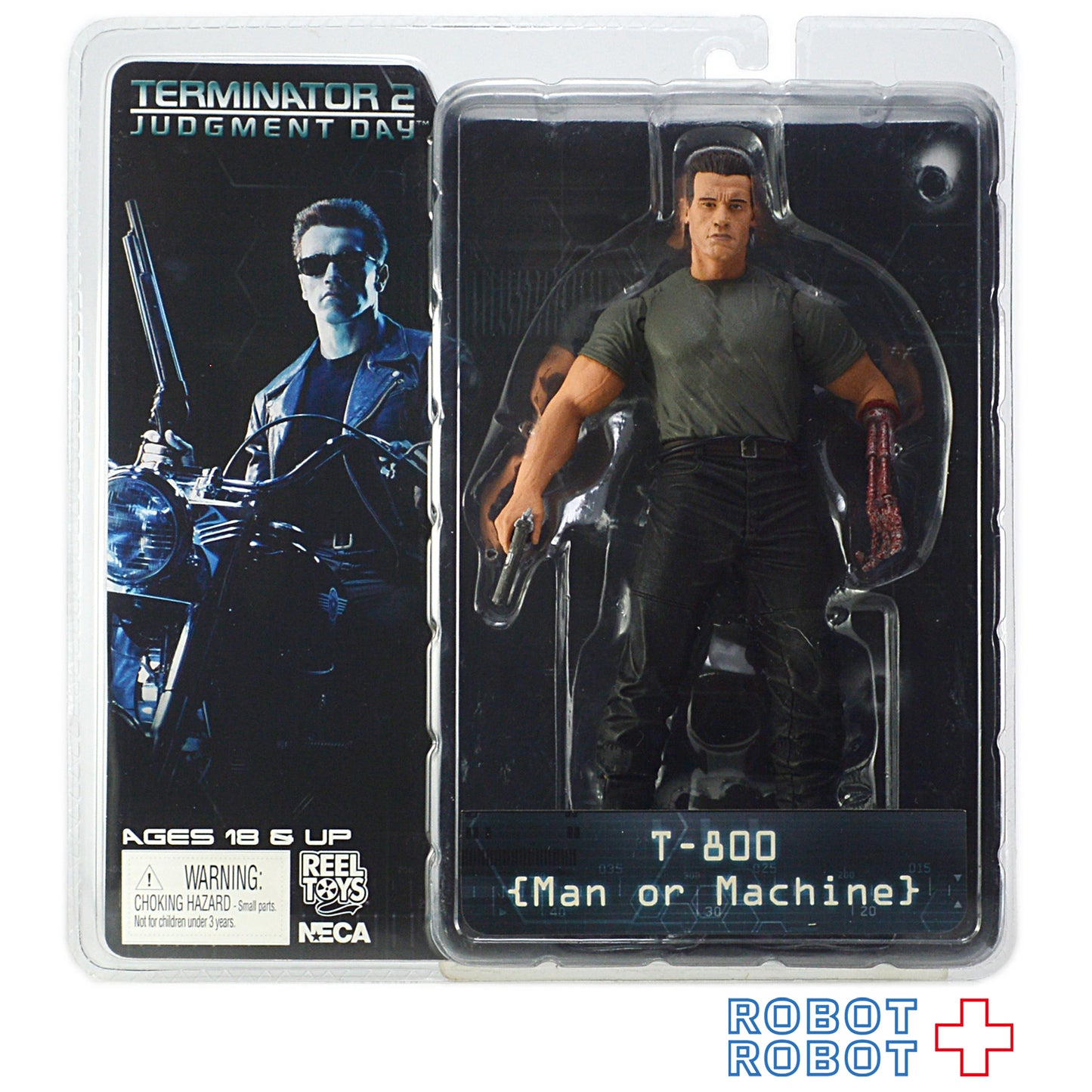 NECA T2 ターミネーター T-800 マン・オア・マシン アクションフィギュア 未開封.