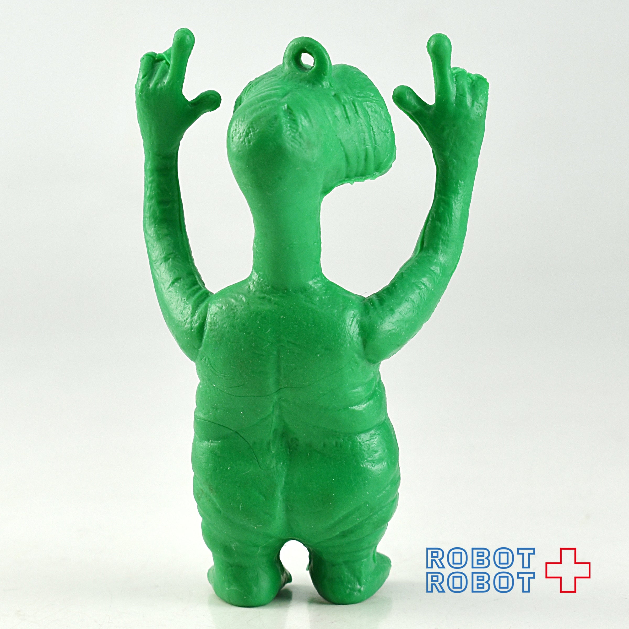 当時物 E.T. グリーン ラバー フィギュア GREEN E.T E.T. PVCフィギュア 緑 両手上げ – ROBOTROBOT