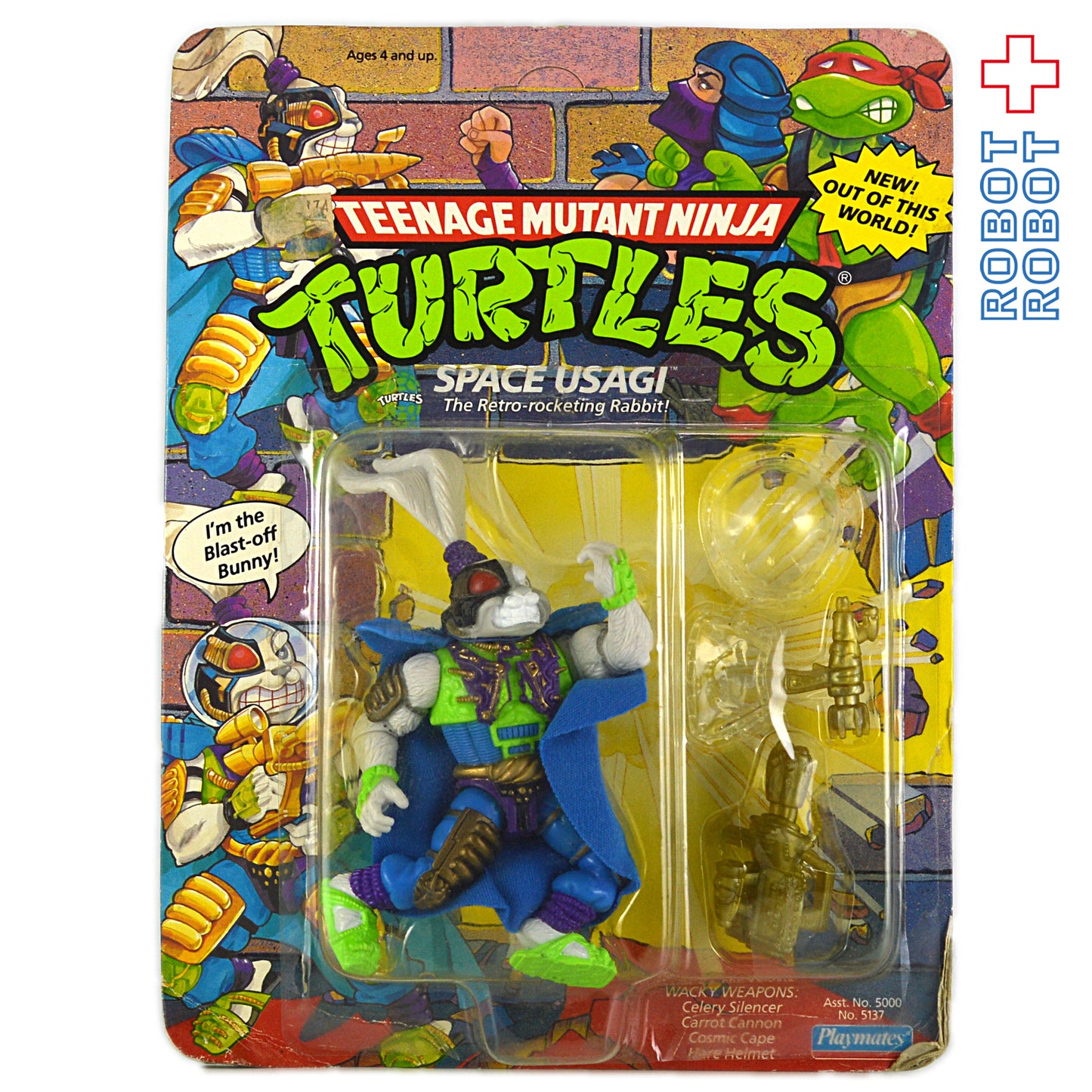 ティーンエイジ・ミュータント・ニンジャ・タートルズ スペース・ウサギ アクションフィギュア