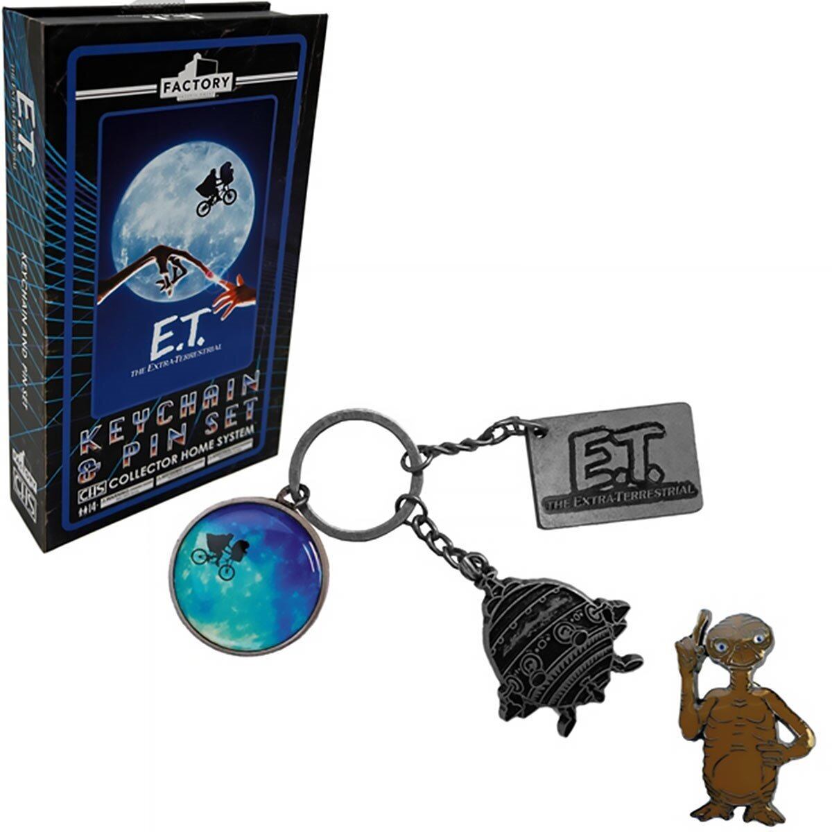 ［9月下旬入荷予定］ファクトリーエンターテイメント E.T. キーチェーン & ピンズ セット SDCC2022 限定